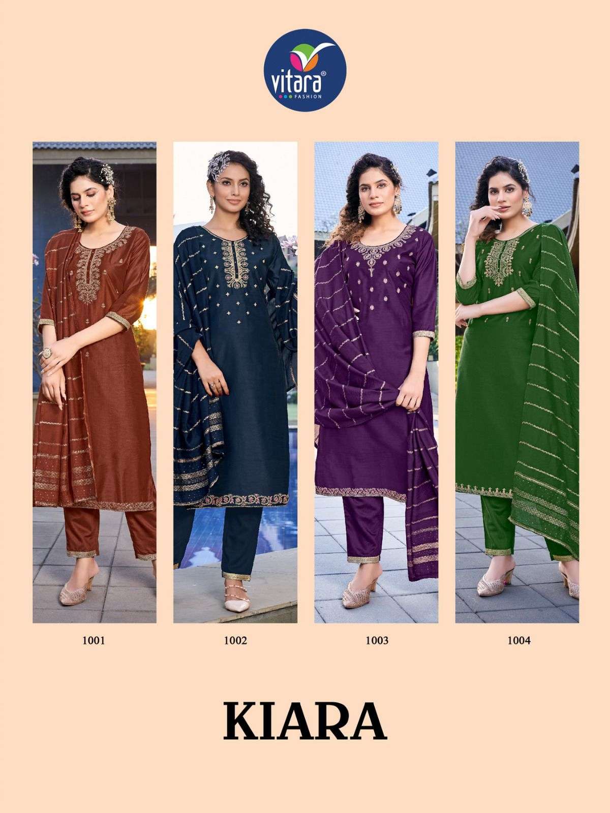 vitara fashion kiara 1001-1004 series exclusive designer kurtis catalogue online supplier surat 