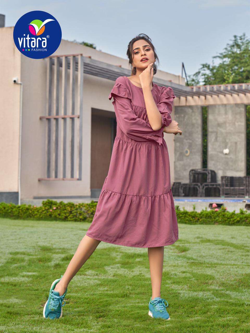 vitara fashion mazelo 1001-1005 series fancy look designer kurtis catalogue wholesale price surat 