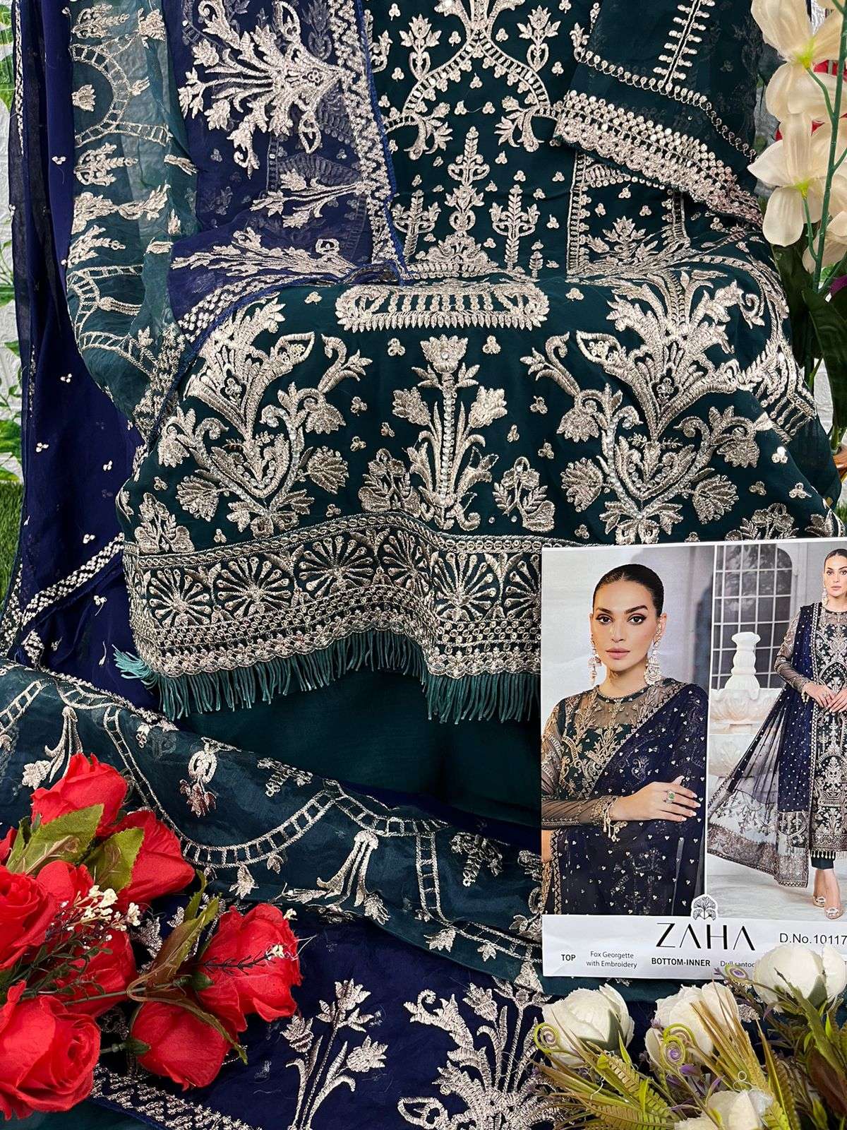 zaha aaeesha vol-2 10116-10119 series exclusive designer pakistani salwar suits wholesaler in surat 