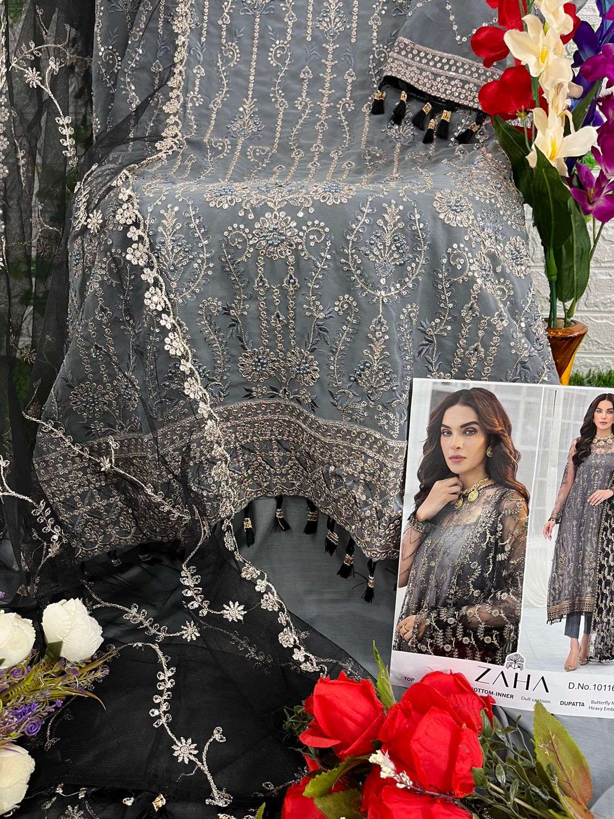 zaha aaeesha vol-2 10116-10119 series exclusive designer pakistani salwar suits wholesaler in surat 