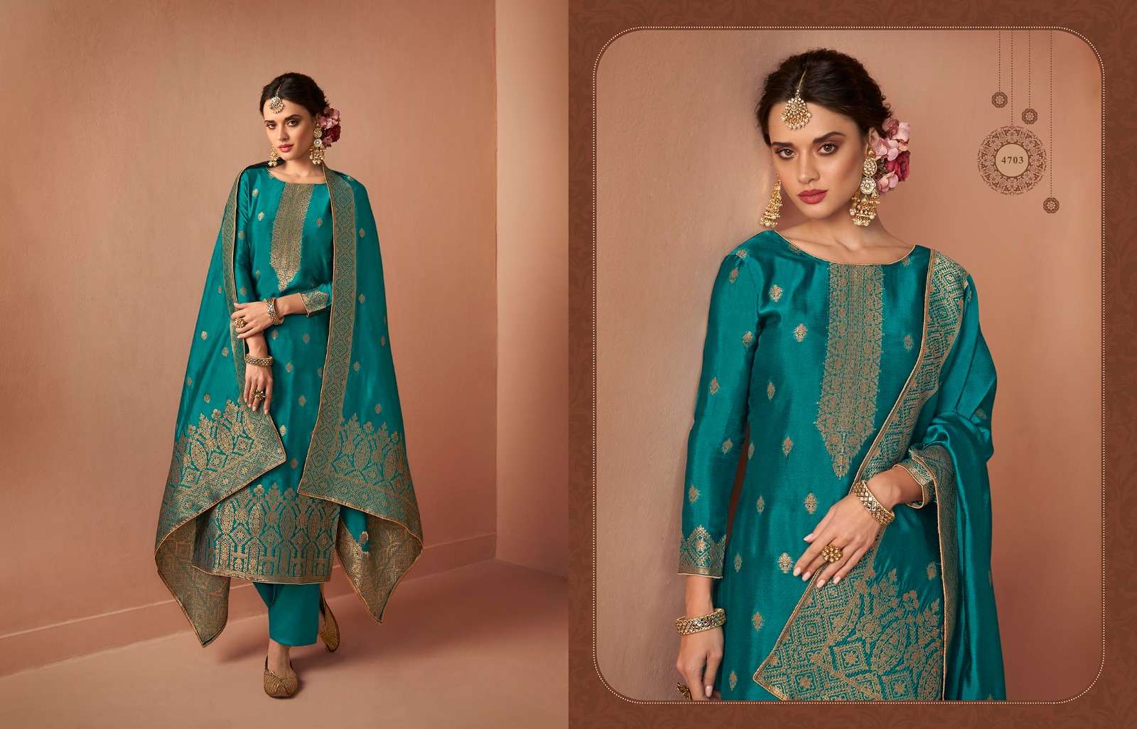 zisa alina 4701-4706 series exclusive designer indian designer salwar kameez catalogue manufacturer surat 