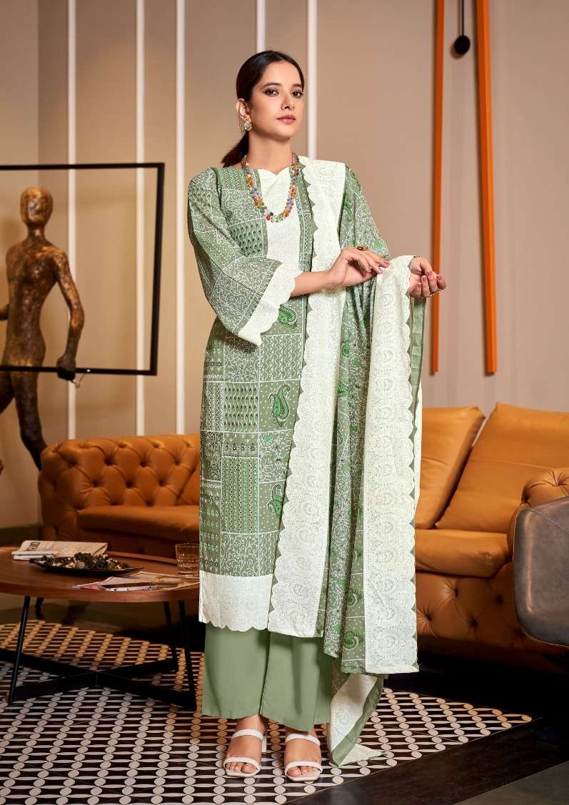 zulfat designer suits afsana unstich designer salwar kameez catalogue collection surat 