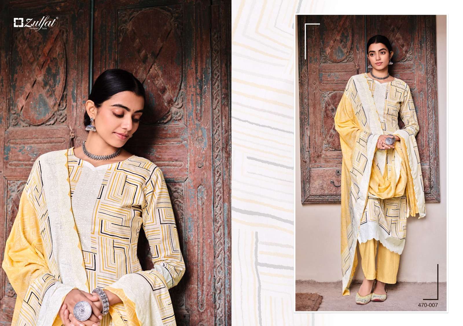 zulfat designer suits dinaaz pure cotton designer salwar kameez wholesale price surat 