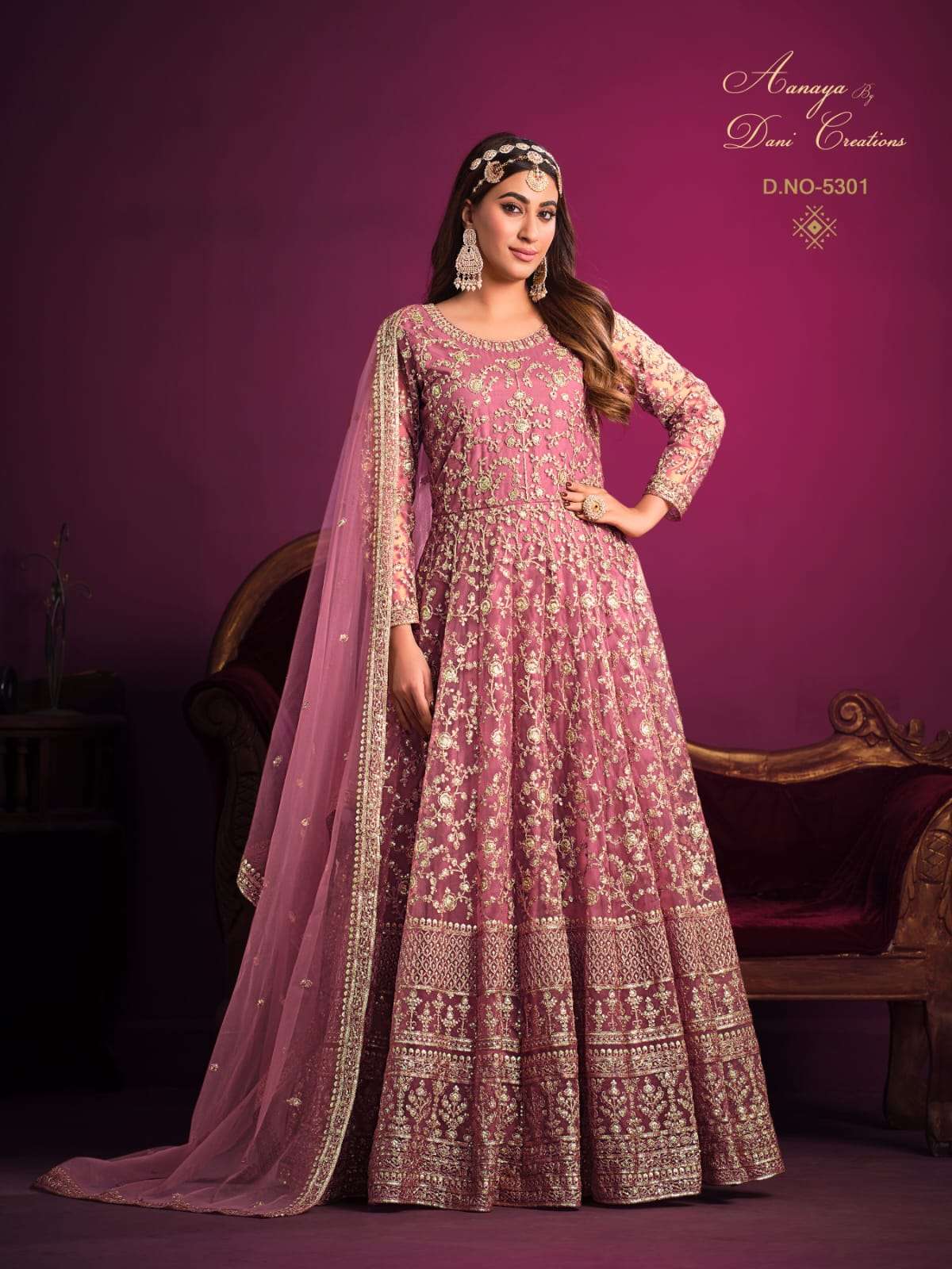 aanaya aanaya vol-153 5301-5304 series party wear exclusive dress latest collection wholesaler surat 