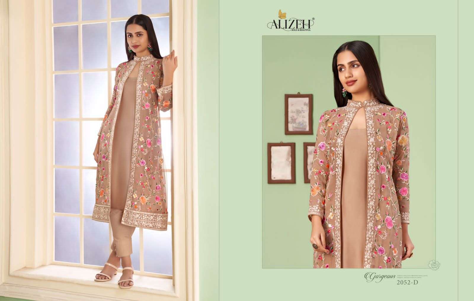 alizeh murad vol-10 2052 series exclusive designer salwar suits catalogue wholesaler surat 