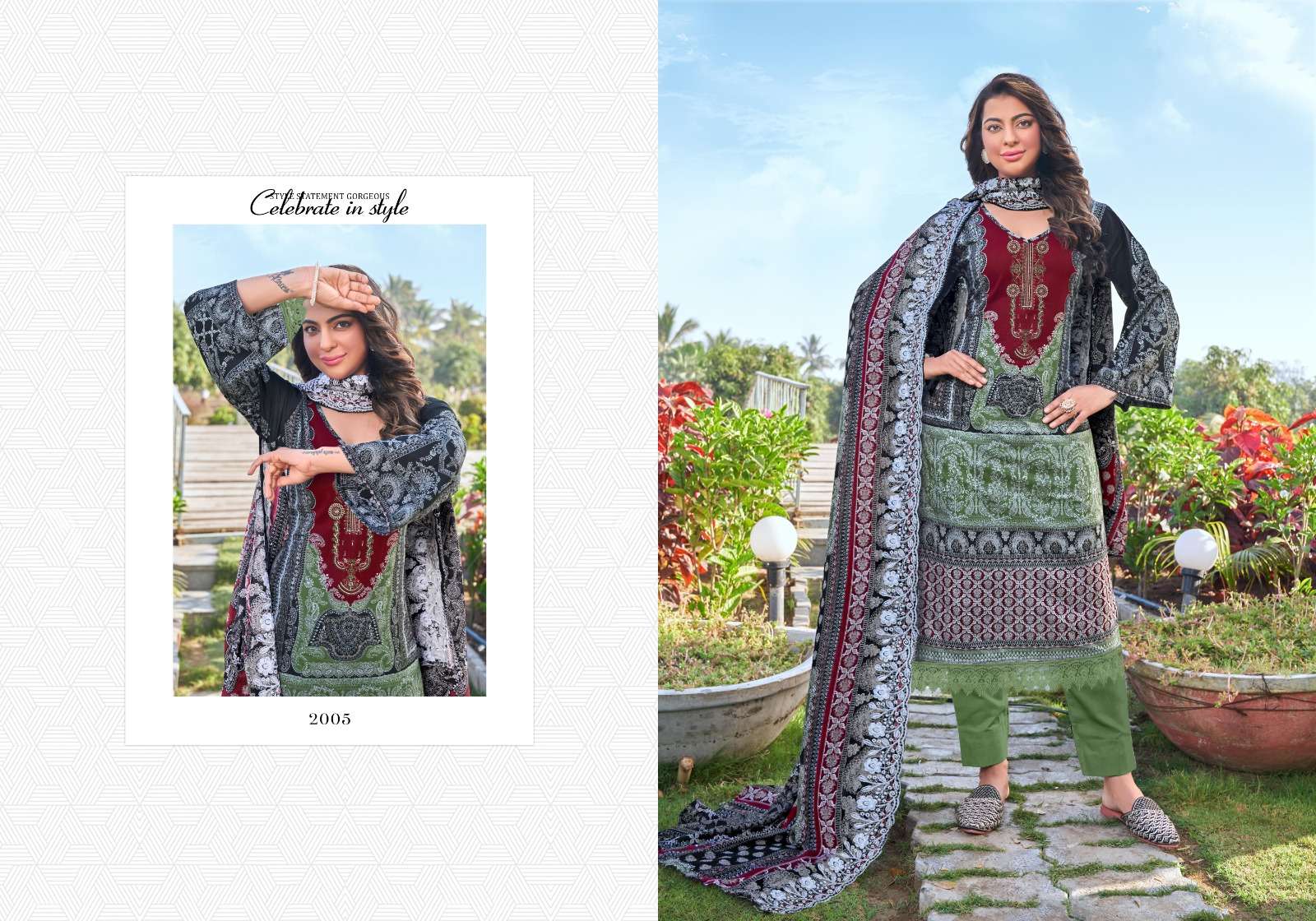 ambica tex fab maryam vol-2 2001-2010 series pakistani prints designer salwar suits catalogue online supplier surat 