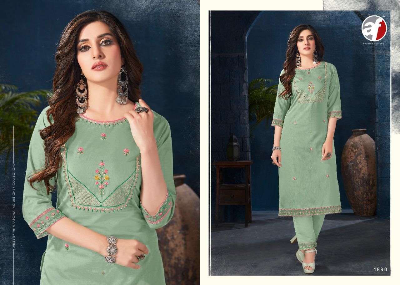 anju fabrics softy stylish designer kurti with pant catalogue online market surat 