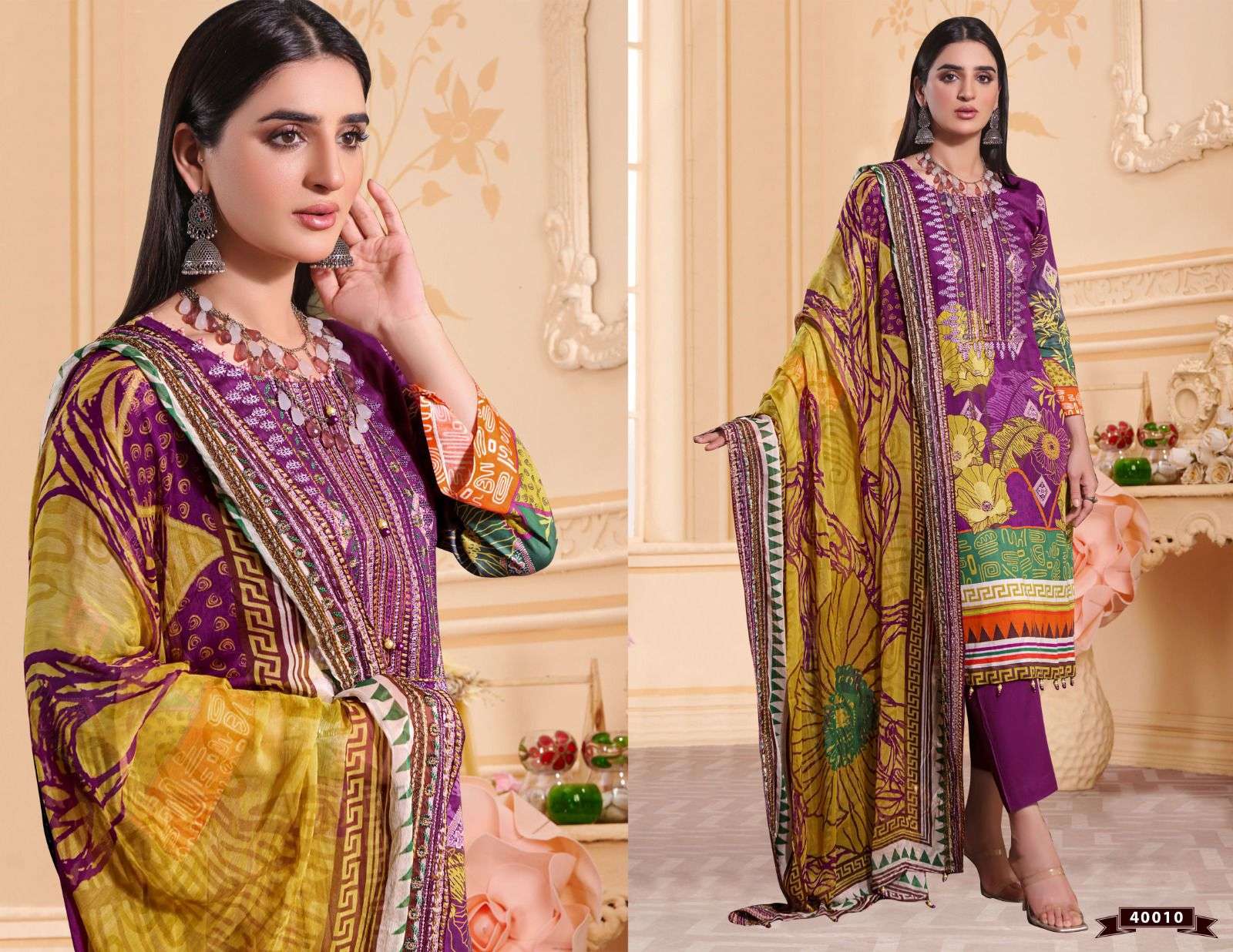apana cotton razia sultan vol-40 salwar kameez dress material catalogue wholesaler surat