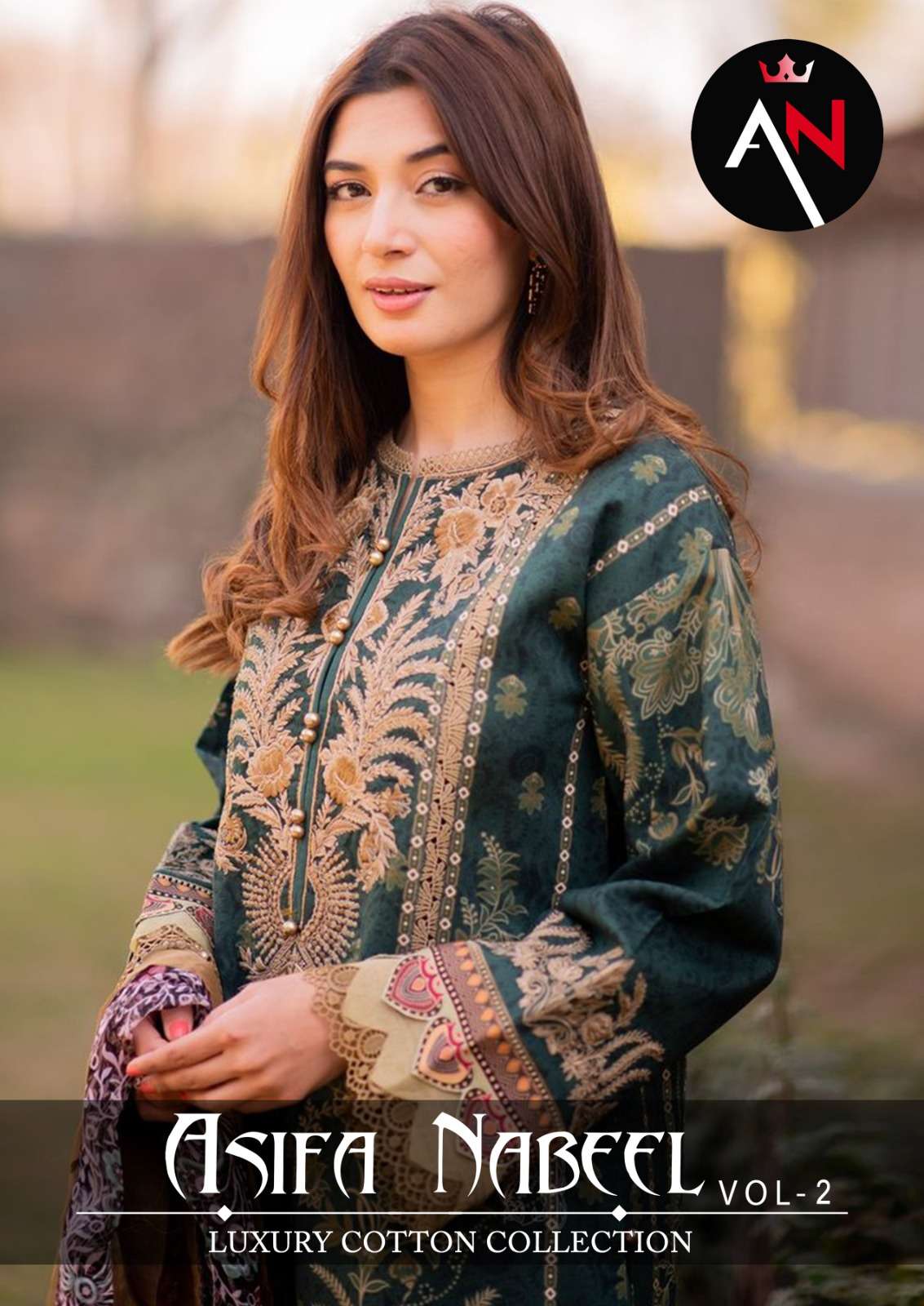 asifa nabel asifa nabeel vol-2 2001-2008 series pure cotton designer pakistani salwar suits catalogue collection 2023 