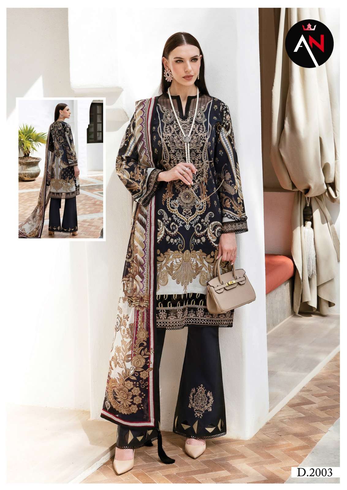 asifa nabel asifa nabeel vol-2 2001-2008 series pure cotton designer pakistani salwar suits catalogue collection 2023 