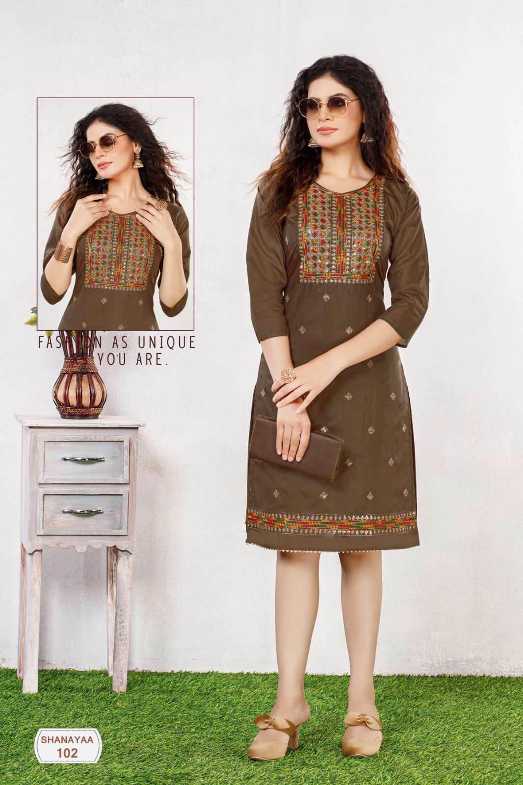 banwery shanayaa stylish designer kurtis latest catalogue surat