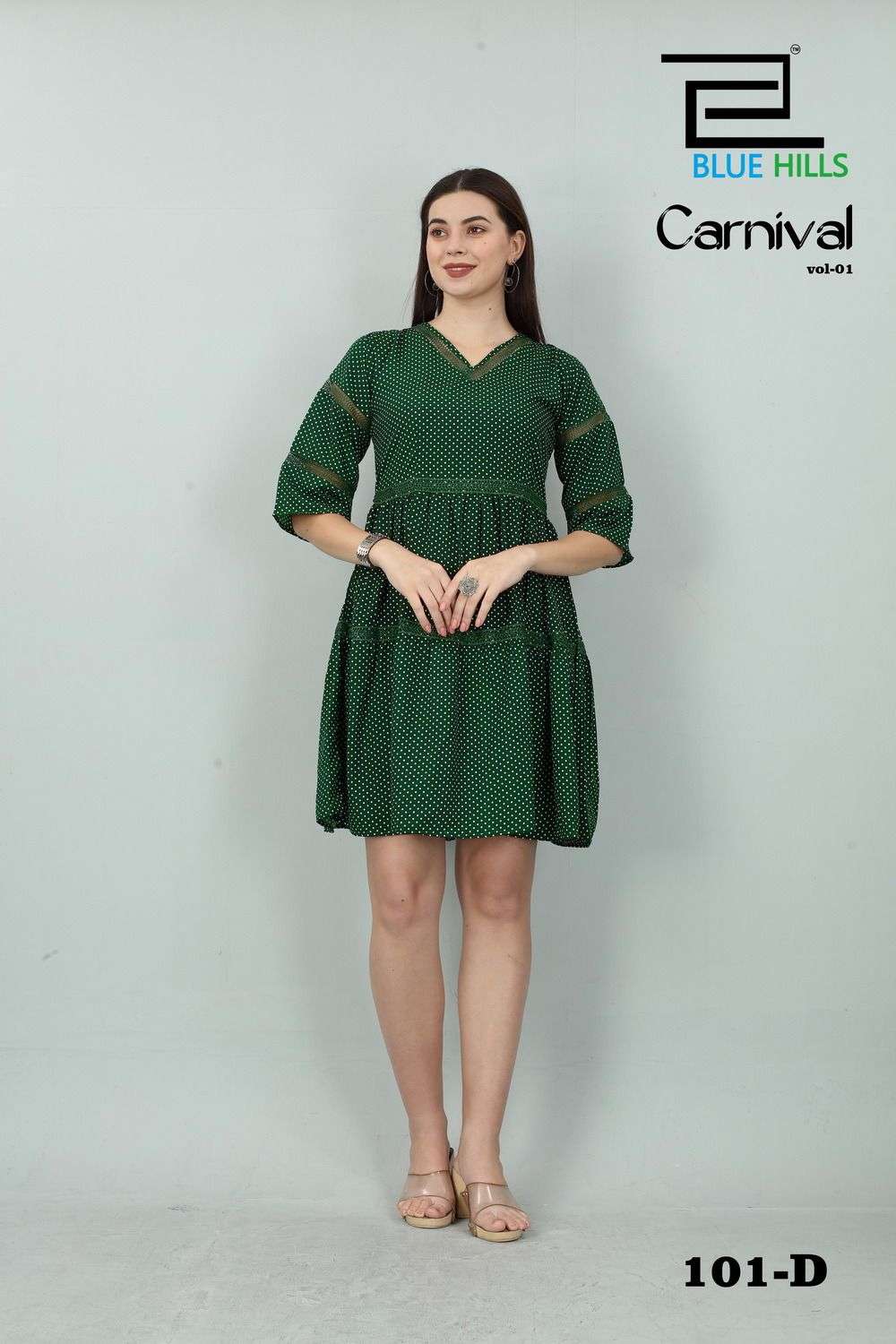 bluehills carnival vol-1 101 series fancy look designer latest kurtis manufacturer surat 
