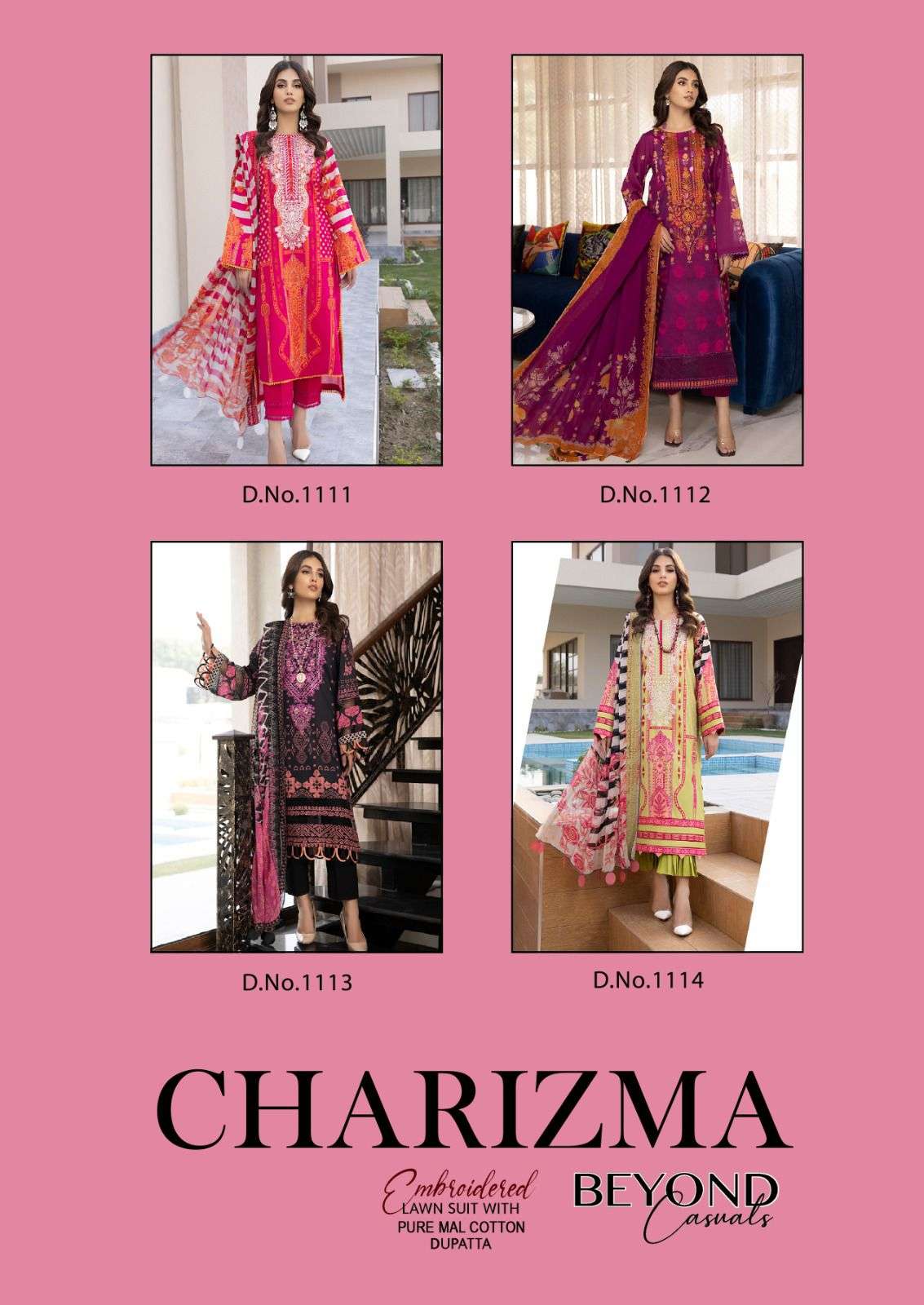charizma charizma 1111-1114 series pakistani salwar kameez catalogue manufacturer surat