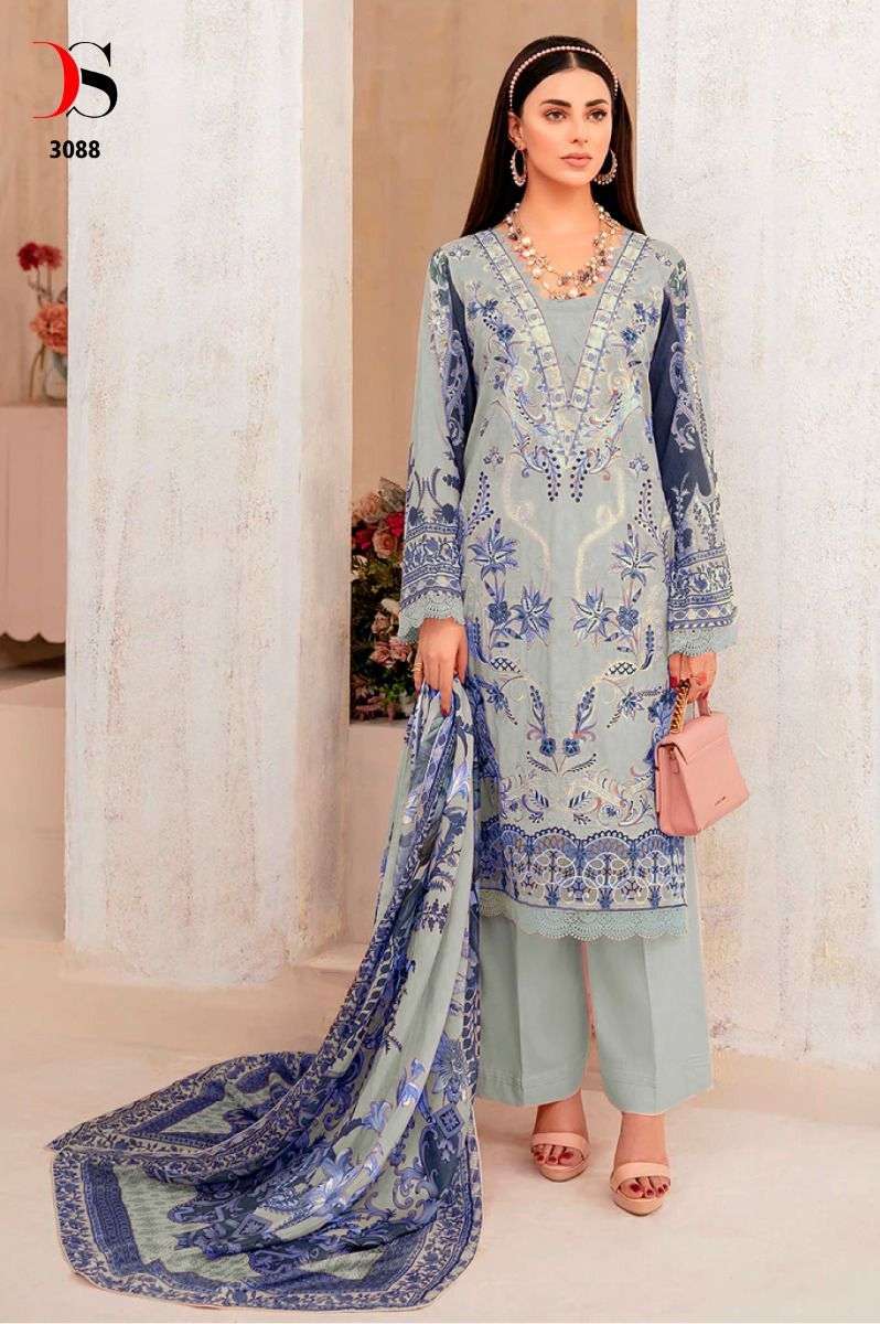 deepsy suits cheveron vol-7 3081-3088 series fancy designer pakistani salwar suits wholesaler surat