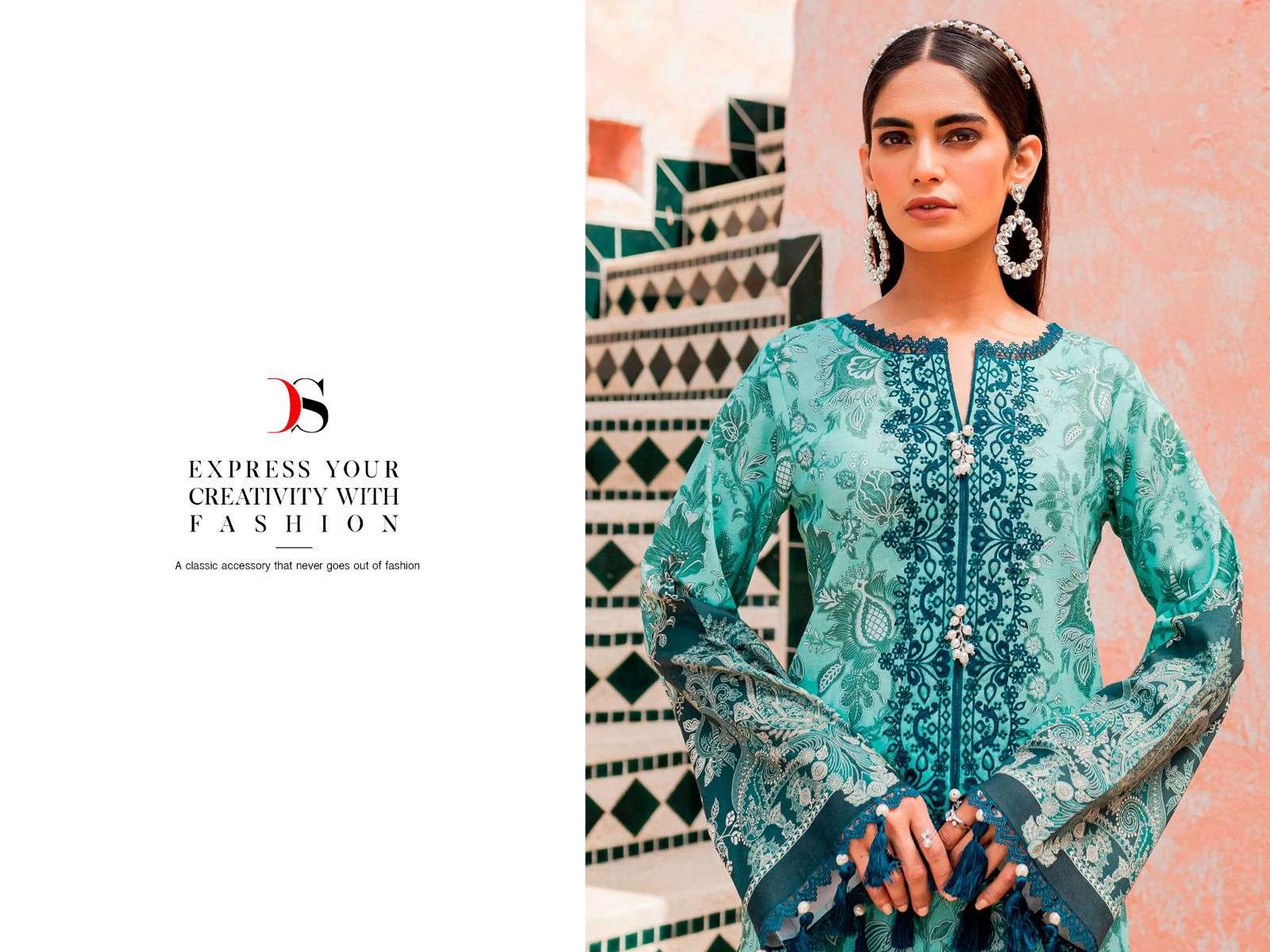 deepsy suits firdous flora 3071-3078 series pure cotton designer pakistani suits catalogue design 2023