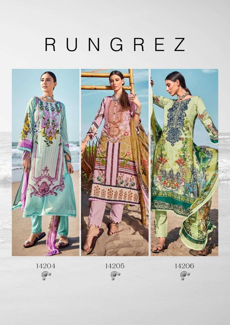 deepsy suits rungrez 14201-14206 series unstich designer salwar kameez catalogue design 2023 