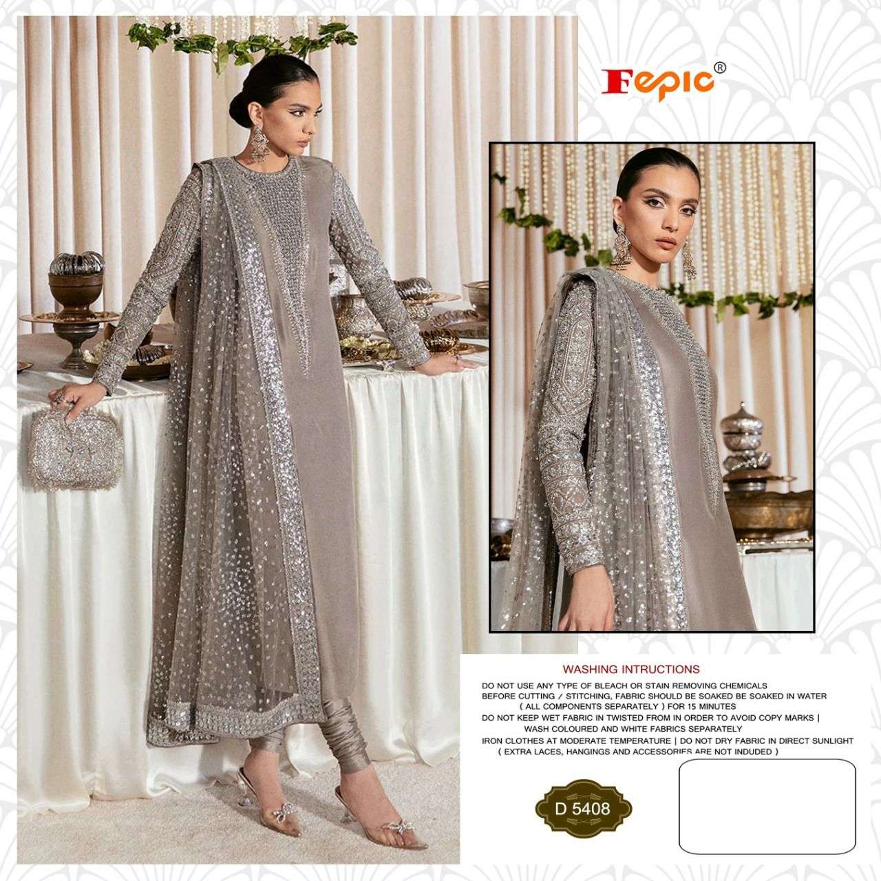 fepic 5408 series exclusive designer pakistani salwar suits wholesaler surat