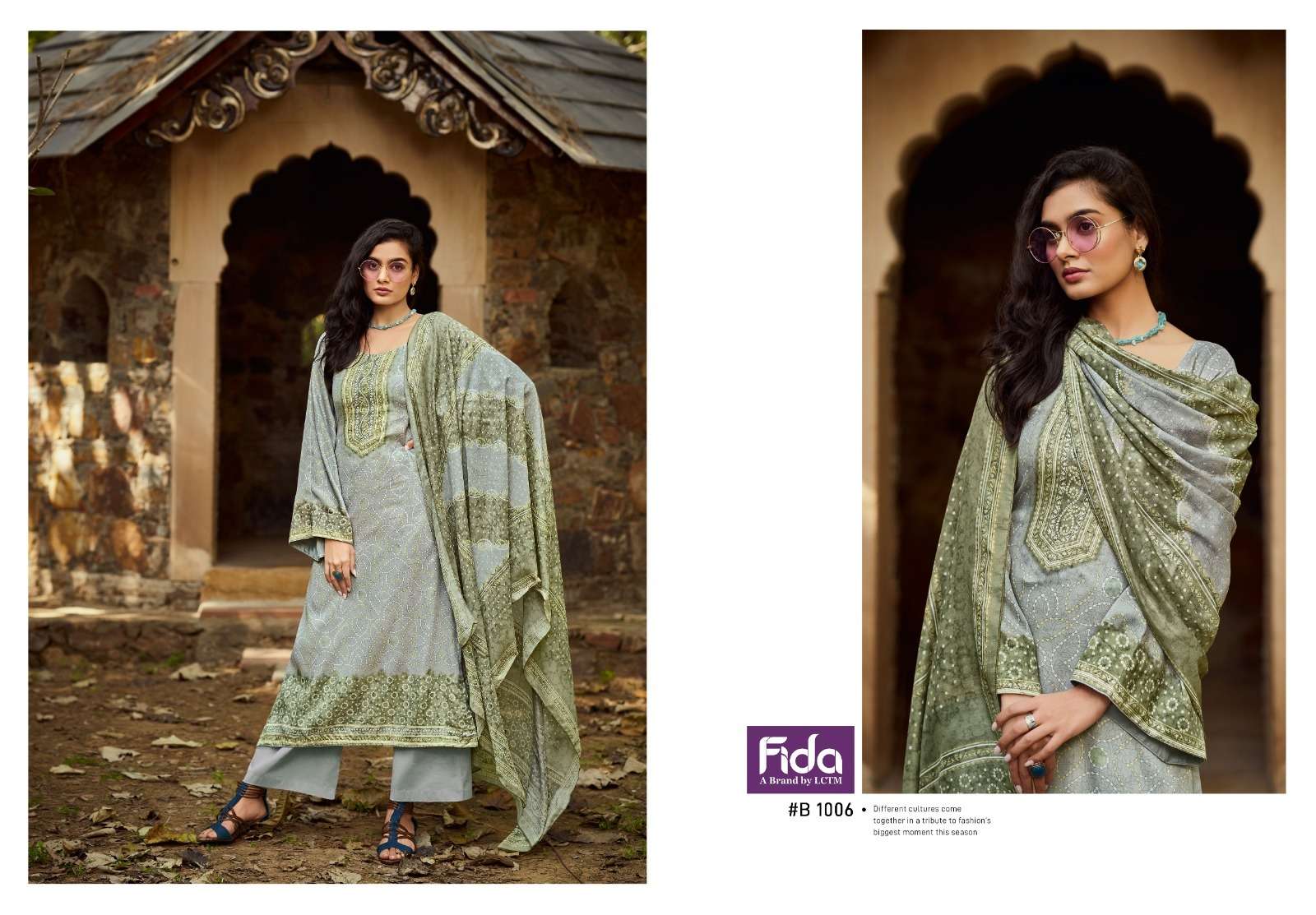 fida bandhani 1001-1006 series trendy designer salwar kameez catalogue online supplier surat 