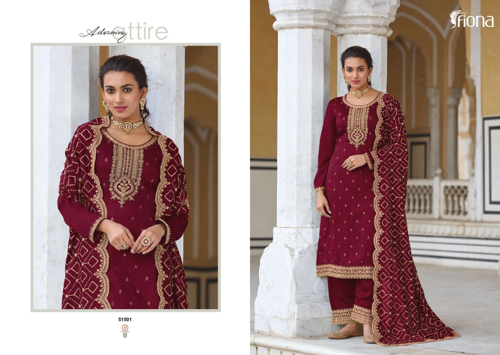 fiona fashion gulrang 51501-51505 series exclusive designer salwar kameez new catalogue surat 