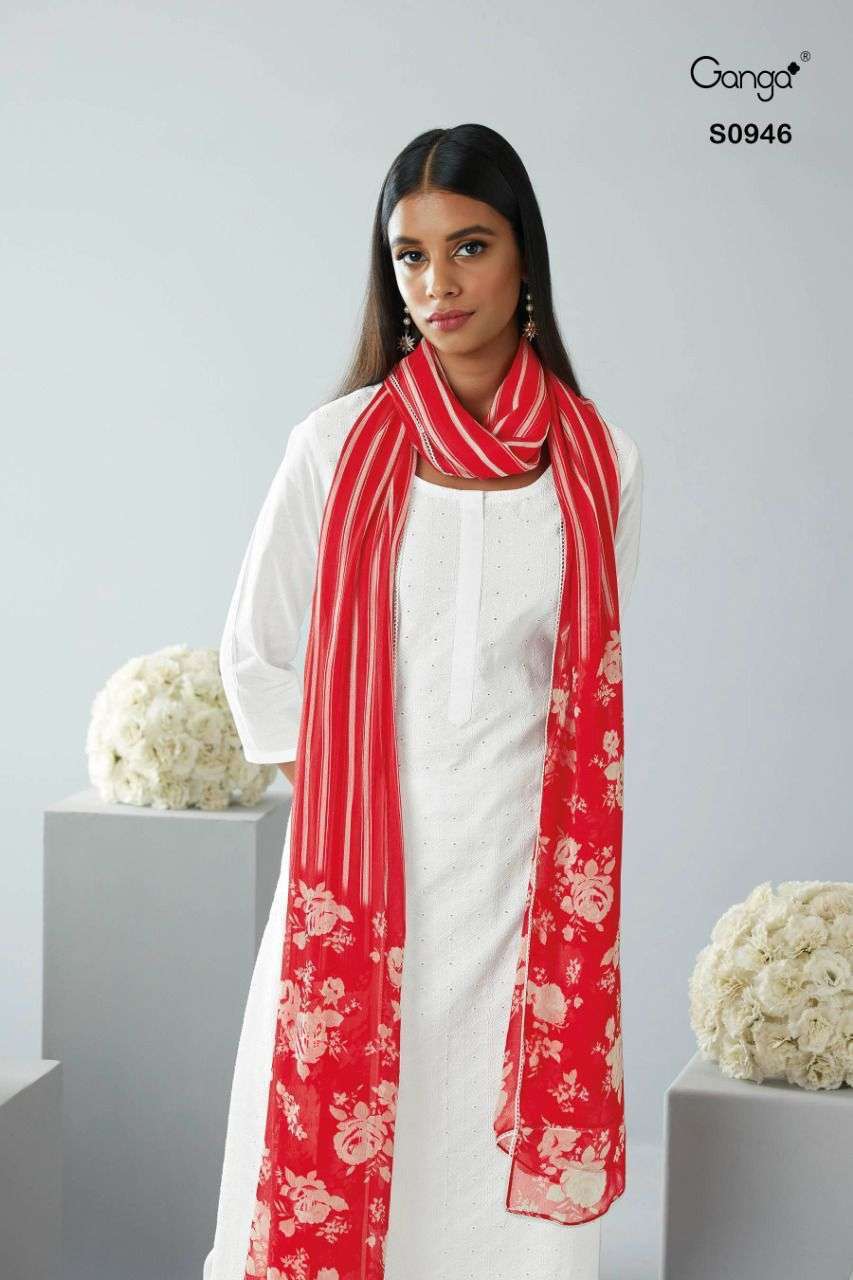 ganga ailee 945-947 series stylish look designer salwar suits online supplier surat
