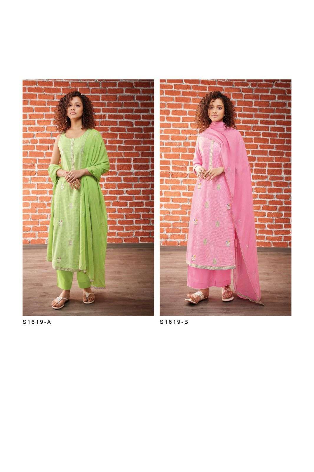 ganga bhavna 1619 series exclusive designer salwar kameez catalogue wholesale price surat 