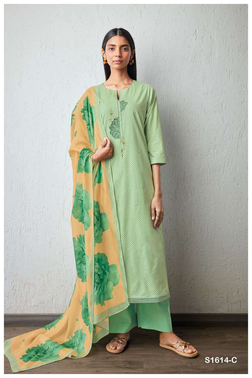 ganga harini s1614 cotton designer punjabi suits collection buy online dealer 