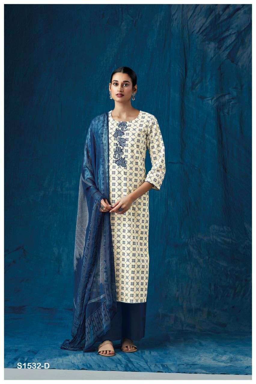 ganga nirja 1532 series fancy designer salwar kameez catalogue online dealer surat 