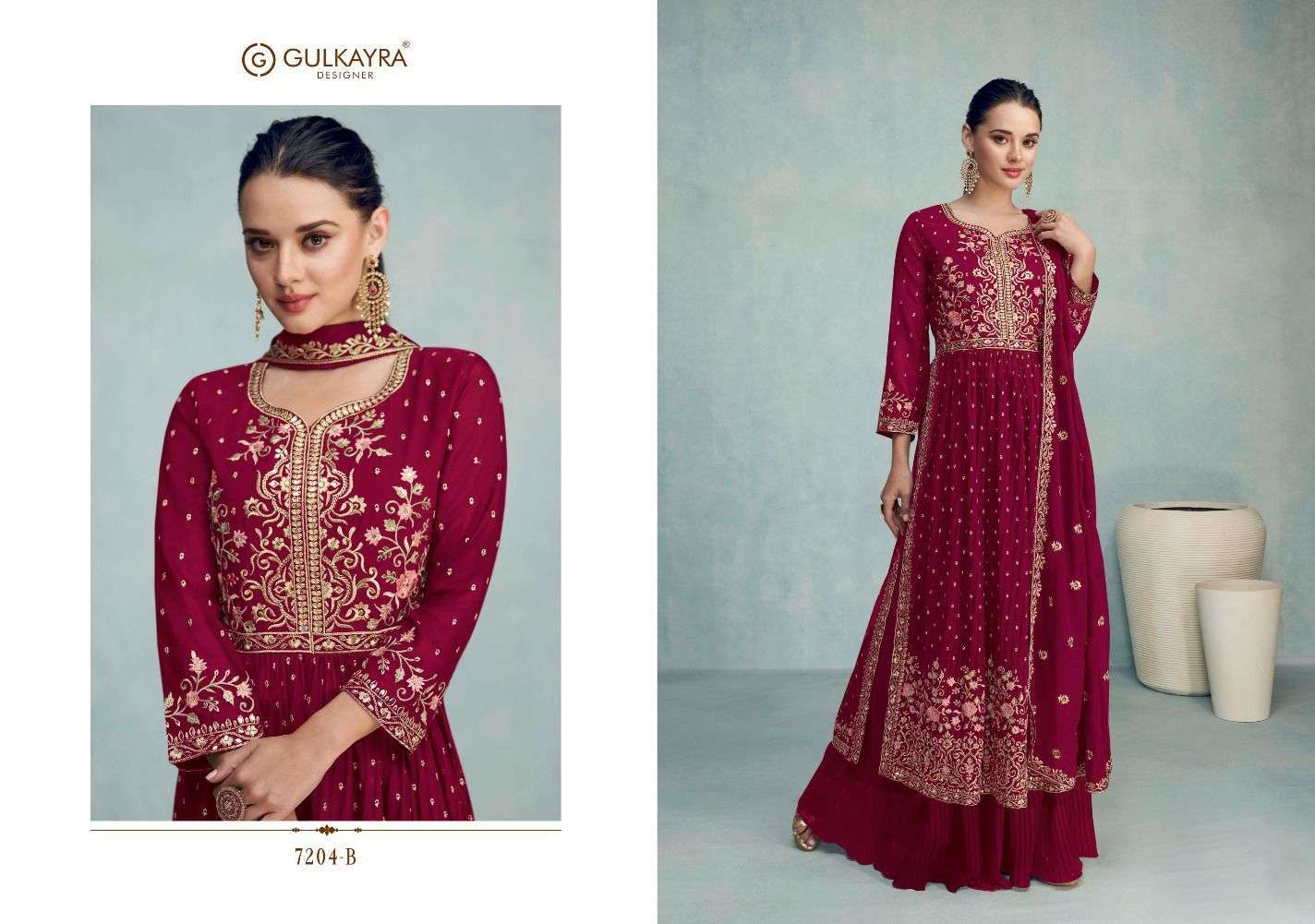 gulkayra designer nayra vol-4 7024 series party wear salwar kameez catalogue wholesale price surat