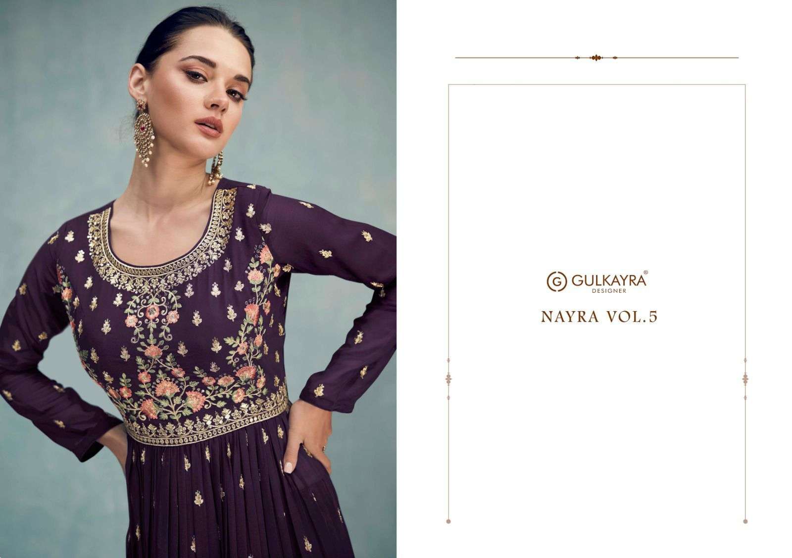 gulkayra designer nayra vol-5 7205 series exclusive designer salwar kameez catalogue collection 2023 