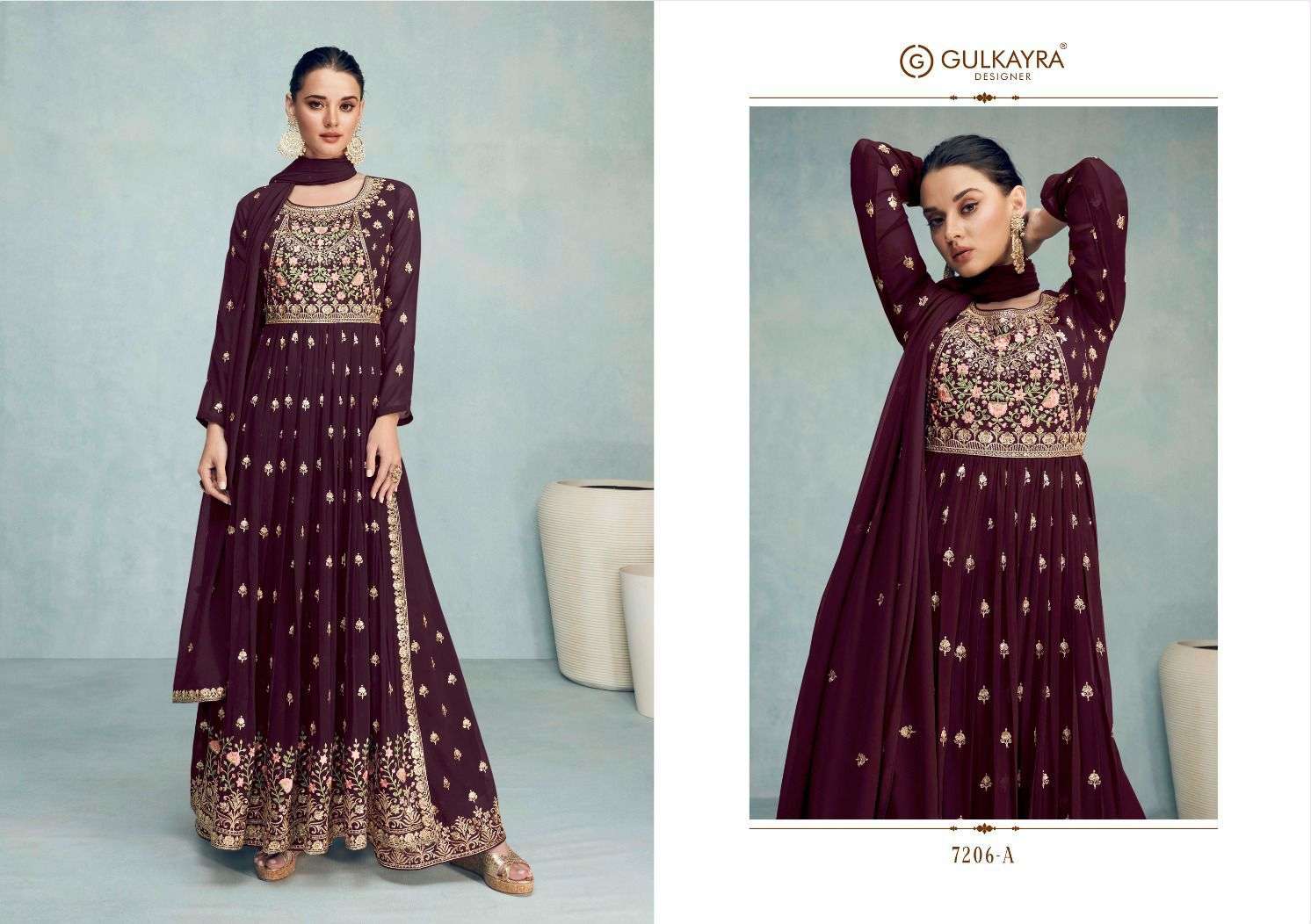 gulkayra designer nayra vol-6 7206 series exclusive designer salwar suits catalogue wholesale price surat