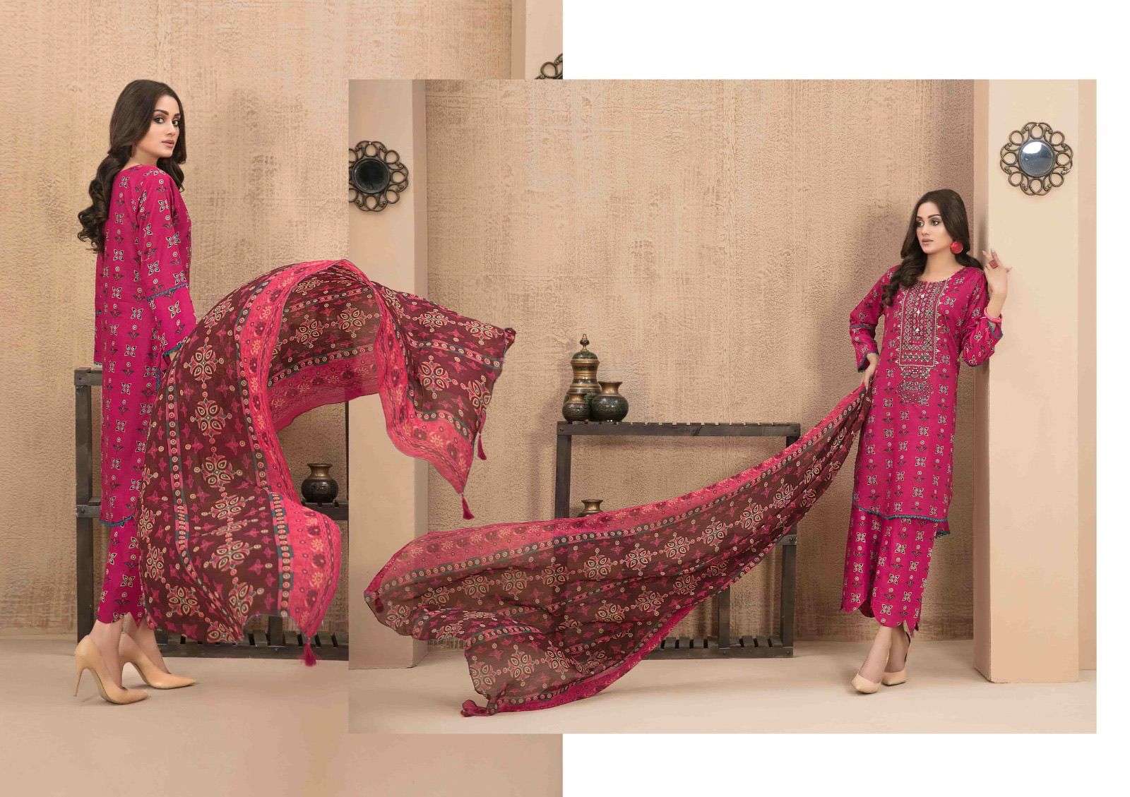 hala ezra cambric cotton designer pakistani salwar suits latest collection catalogue surat 