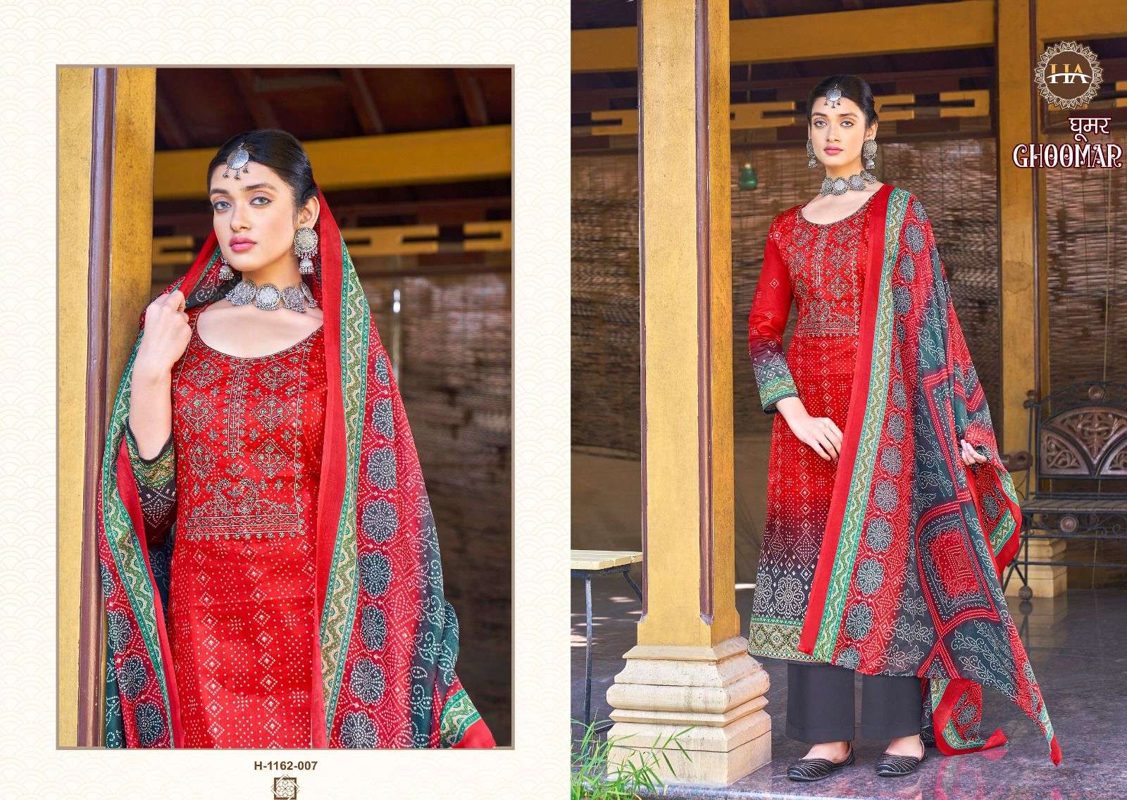 harshit fashion ghoomar edition vol-3 trendy designer salwar kameez catalogue wholesaler surat