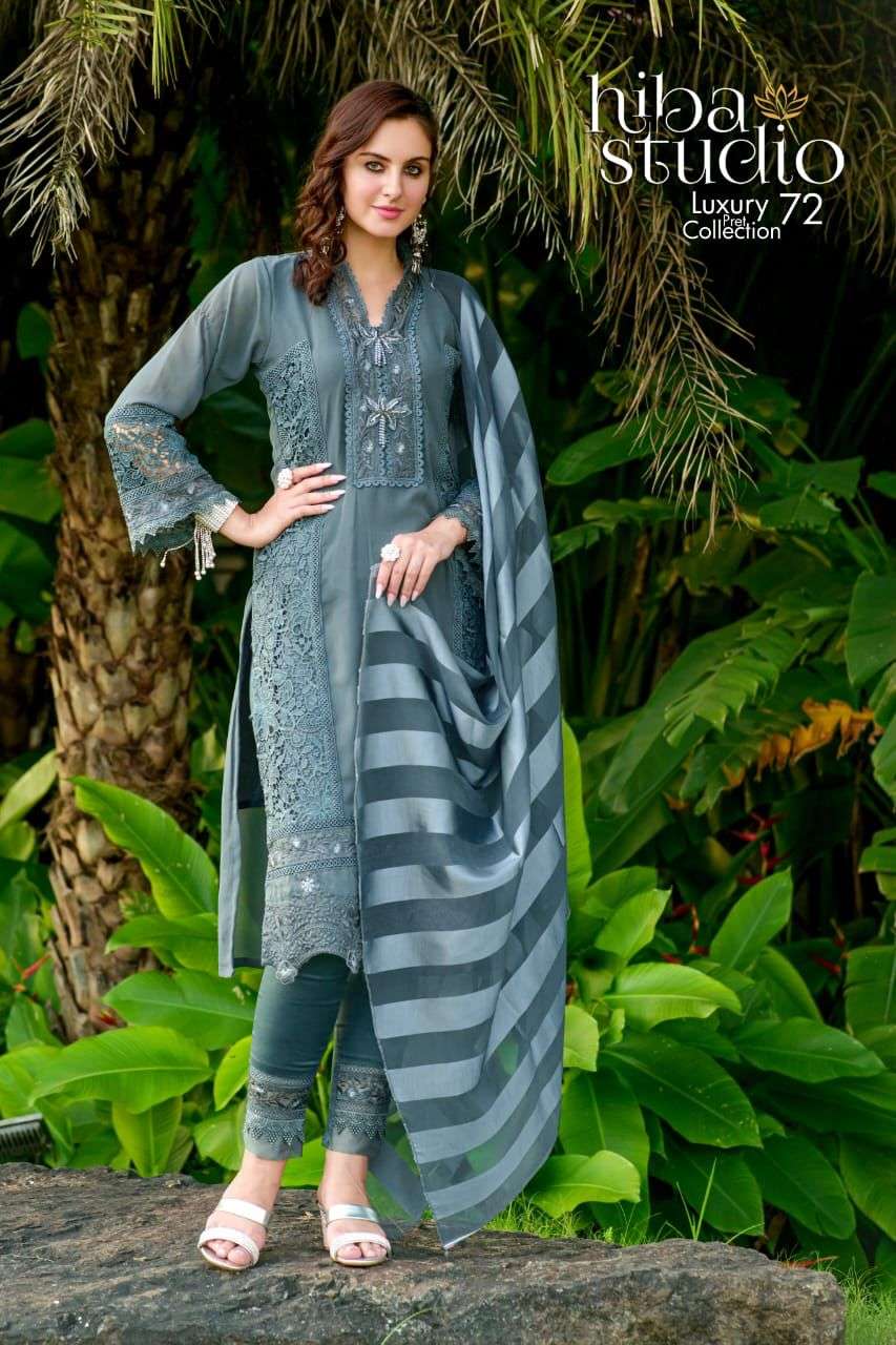 hiba studio 72 series readymade designer pakistani salwar suits design 2023