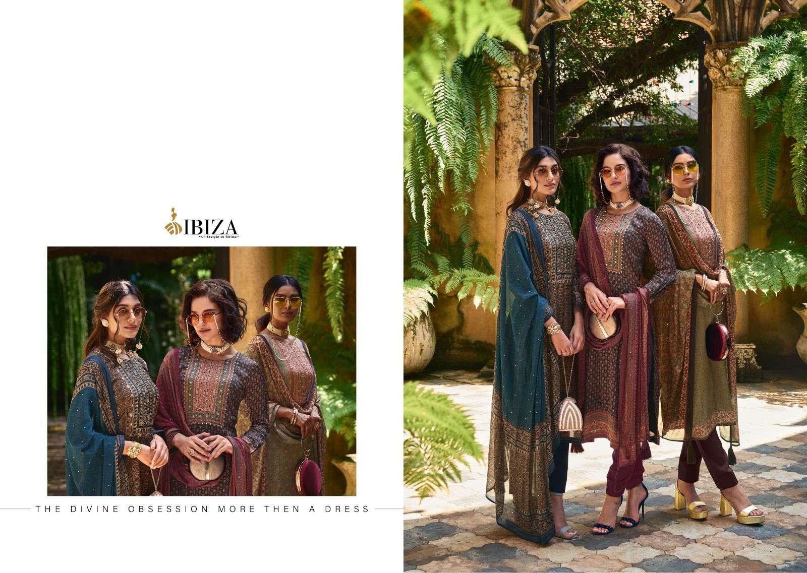 ibiza shaheena 12412-12419 series fancy designer salwar kameez catalogue exporter surat 