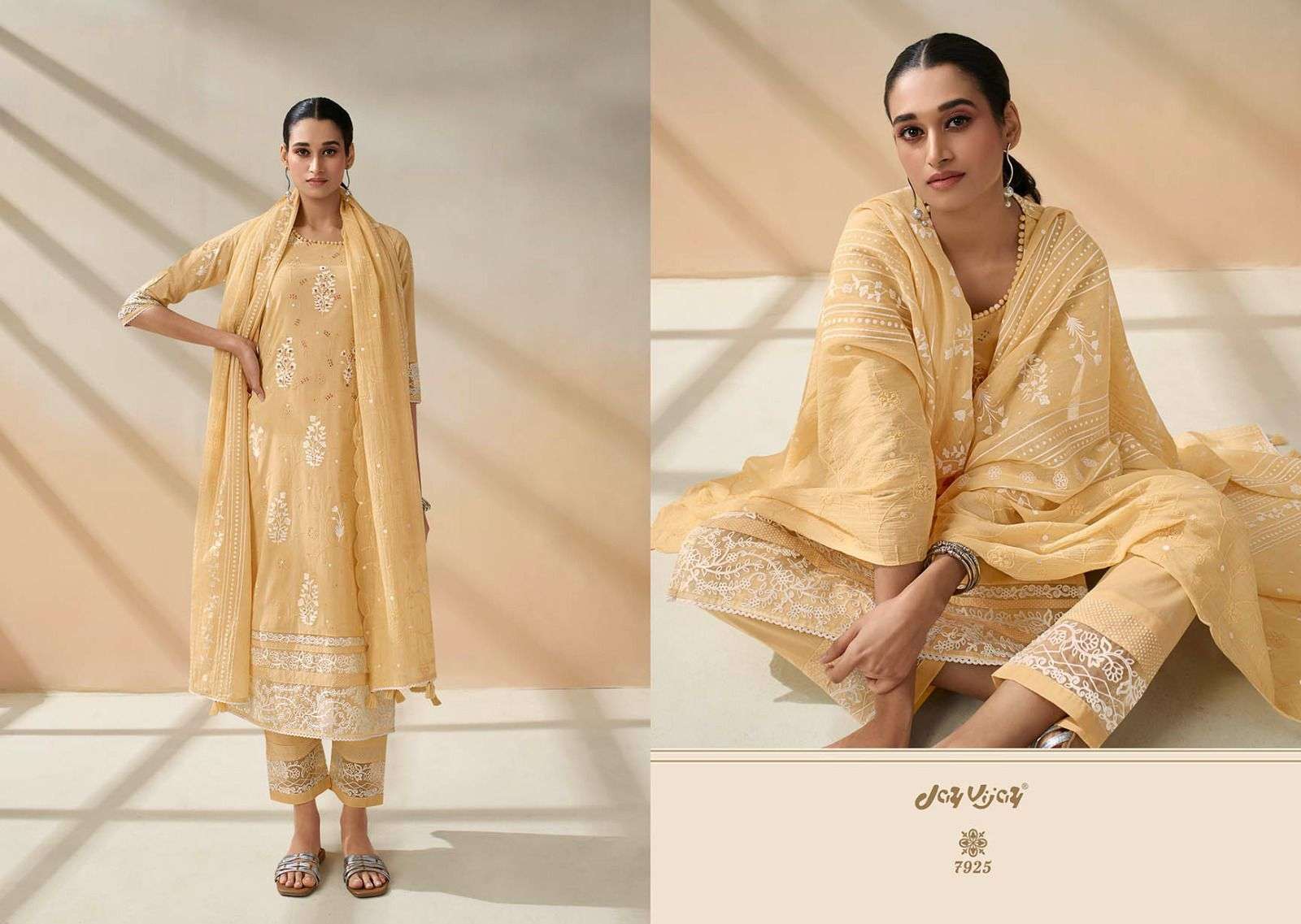 jayvijay jiyana 7921-7928 series trendy designer salwar suits catalogue online market surat