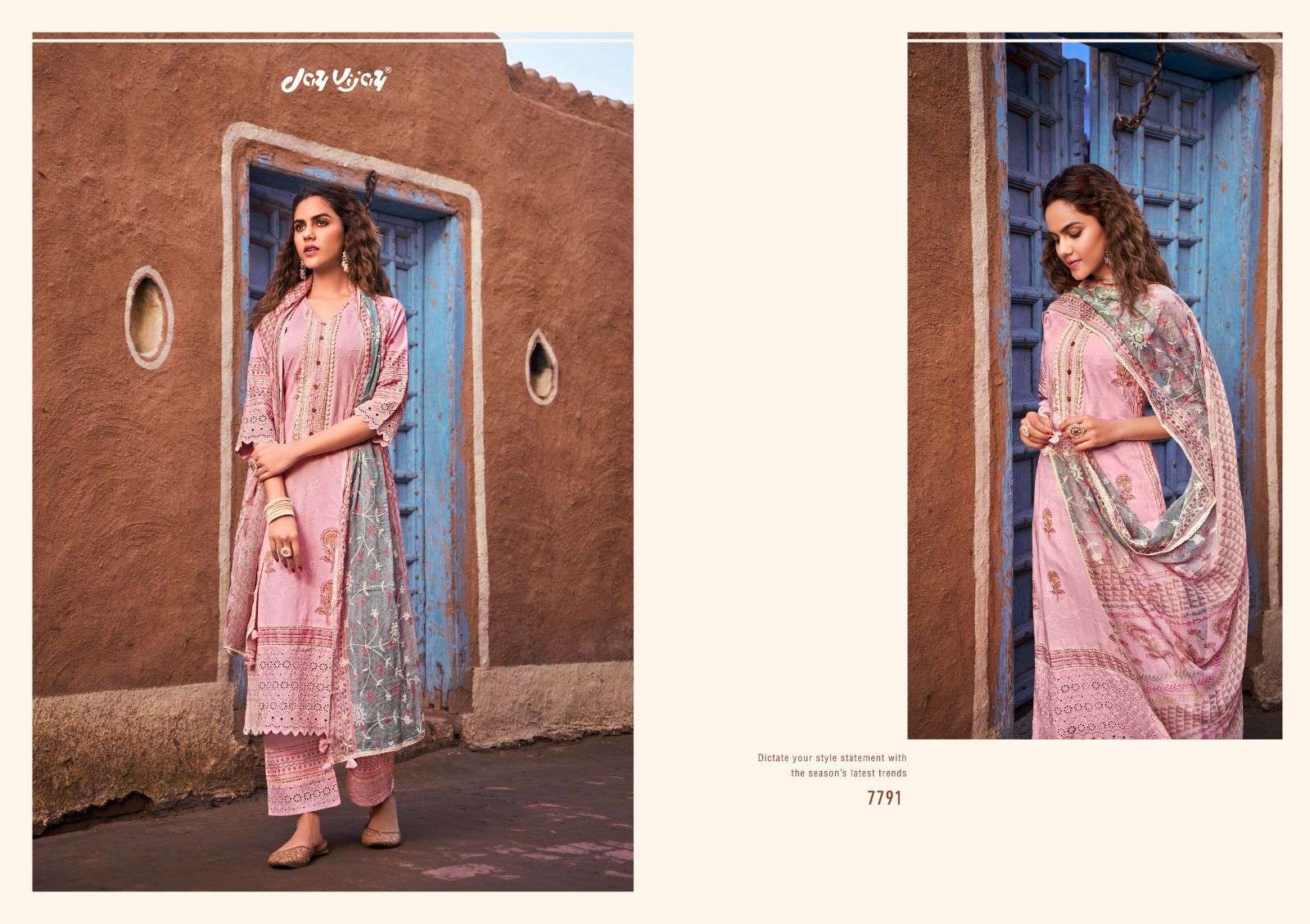jayvijay purvai 7791-7799 series exclusive designer salwar kameez catalogue design 2023 