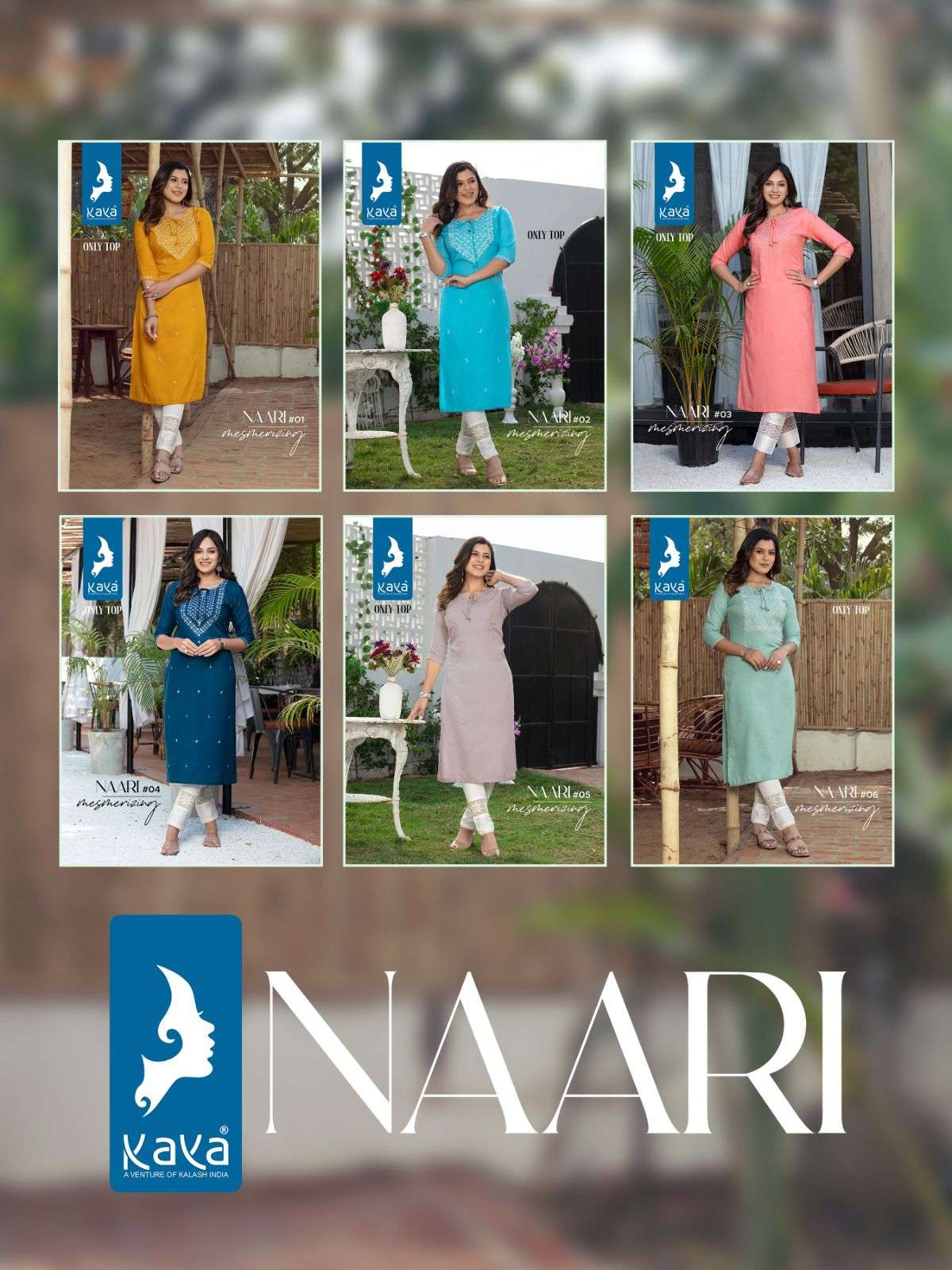 kaya naari 01-06 series daily uses designer kurtis catalogue manufacturer surat 