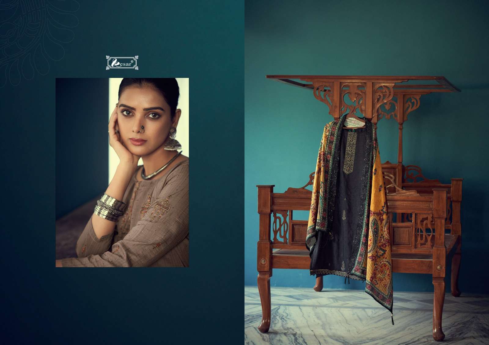 kesar zaheera stylish designer salwar kameez catalogue wholesaler surat