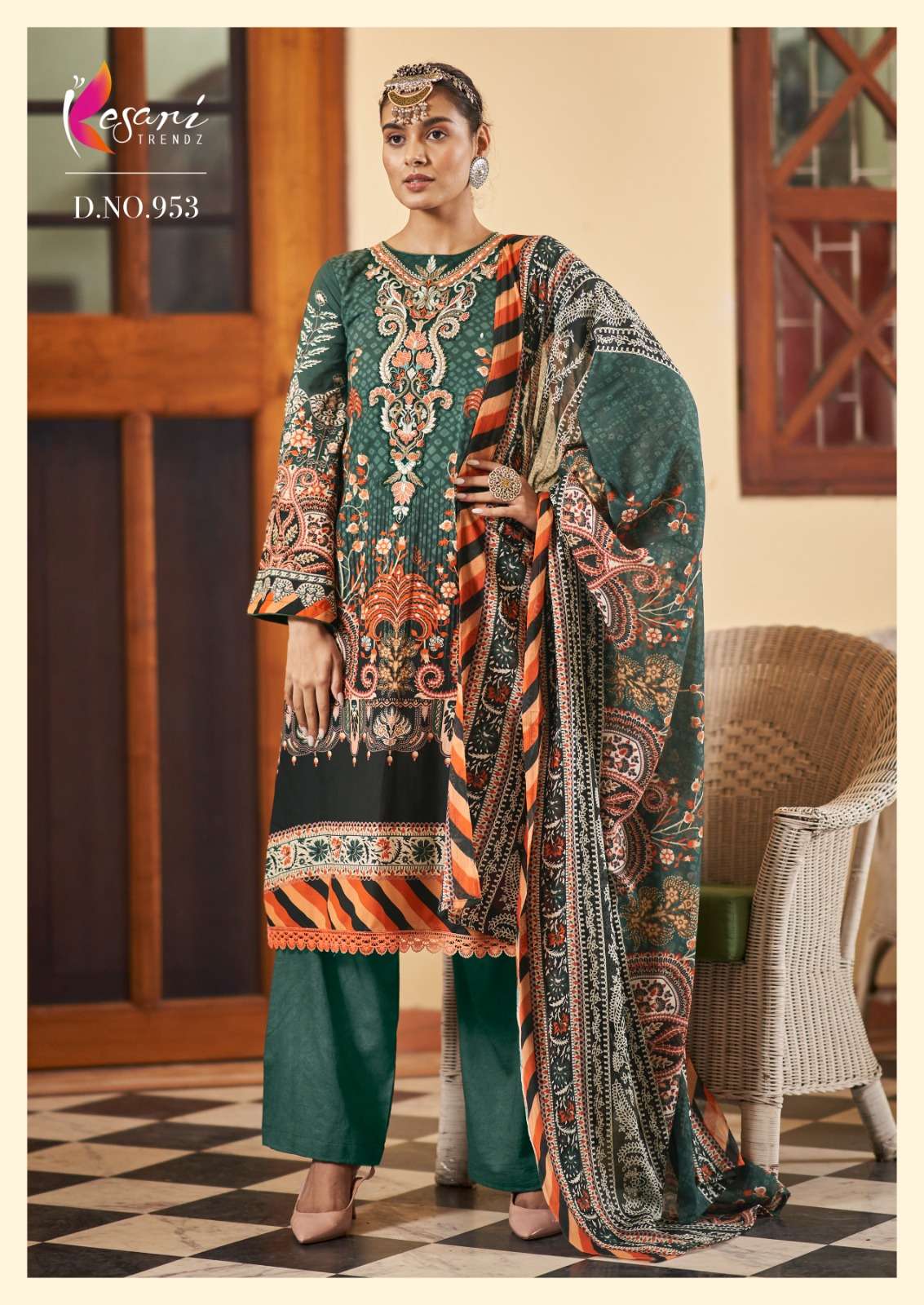 kesari trendz jannat e noor 951-958 series trendy designer salwar kameez catalogue surat 