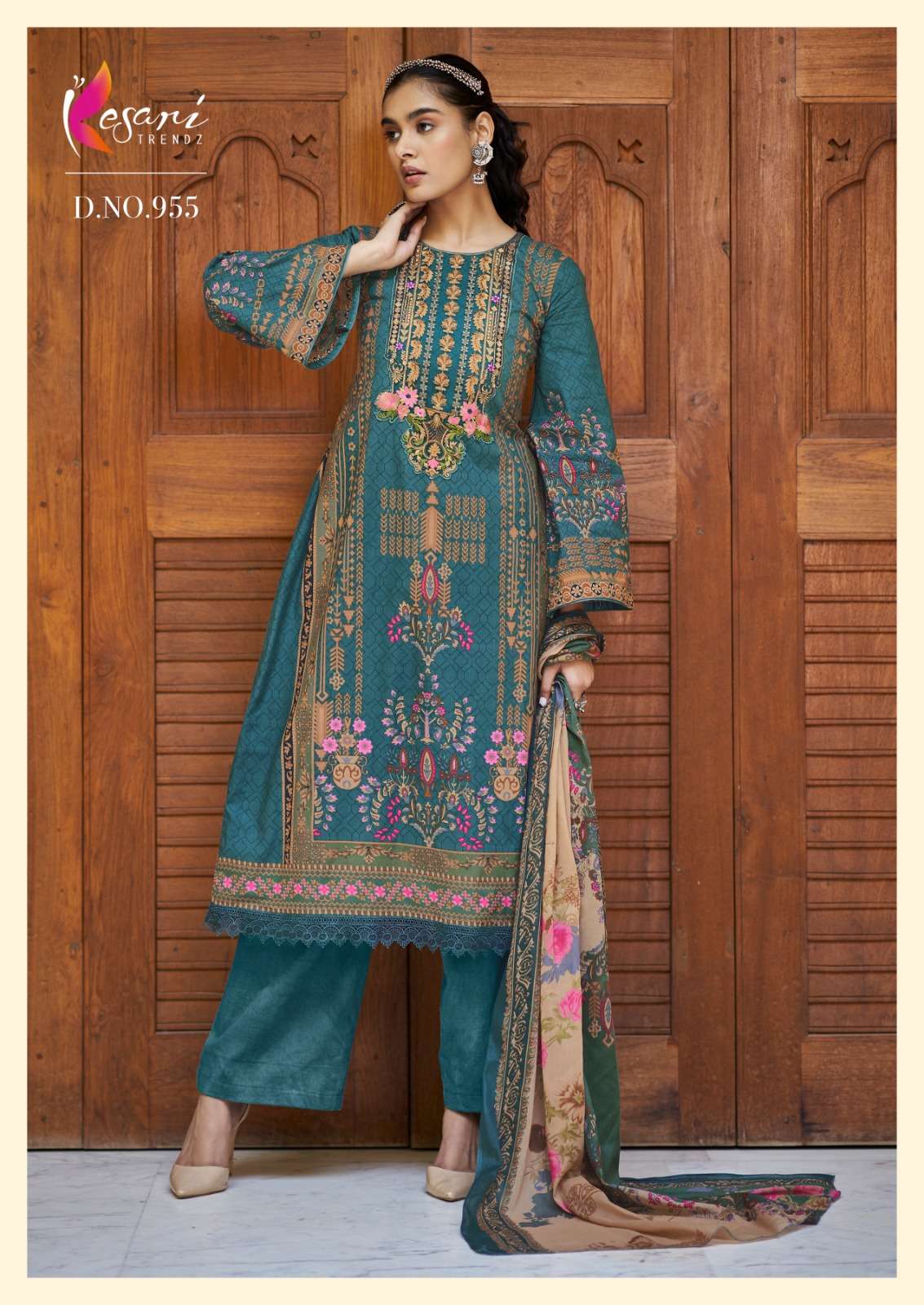 kesari trendz jannat e noor 951-958 series trendy designer salwar kameez catalogue surat 