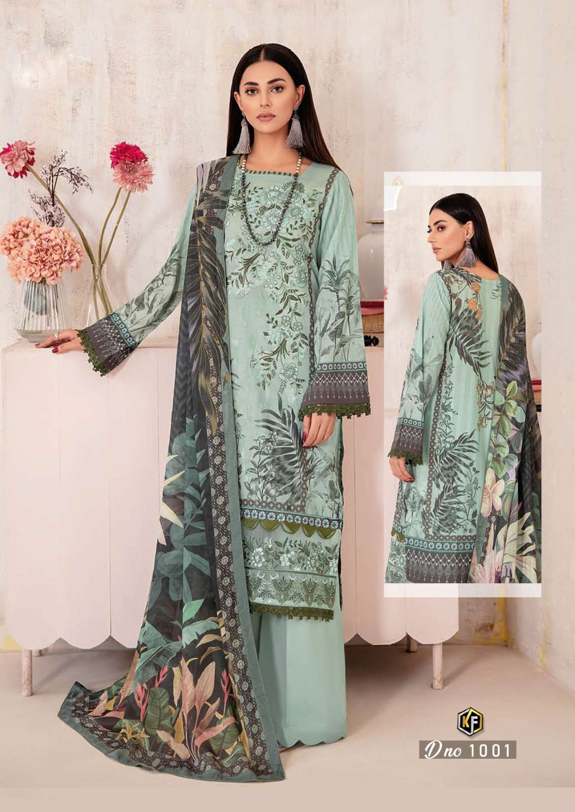 keval fab qurbat 1001-1006 series lawn cotton designer salwar kameez catalogue design 2023 