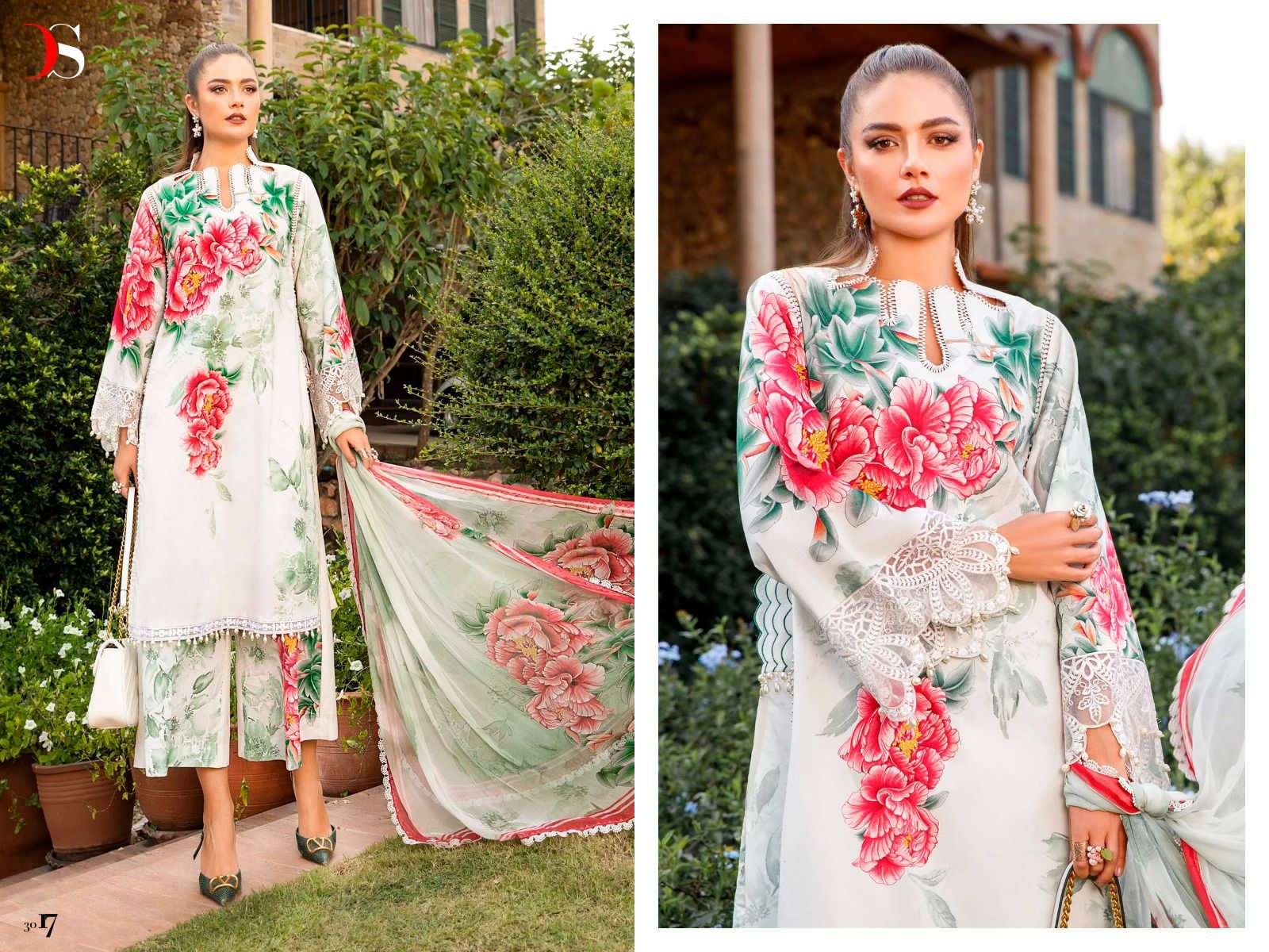 mariab mprints spring summer vol-23 nx by deepsy suits fancy designer pakistani salwar kameez wholesaler surat