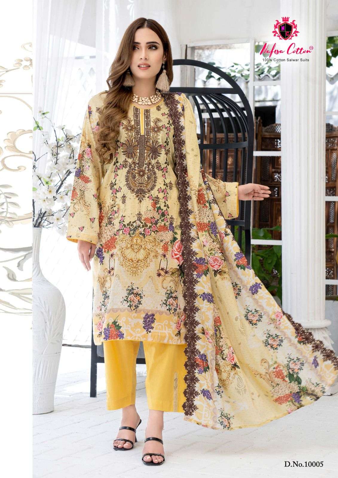 nafisa cotton sahil vol-10 10001-10006 series pakistani salwar kameez catalogue wholesale price surat 