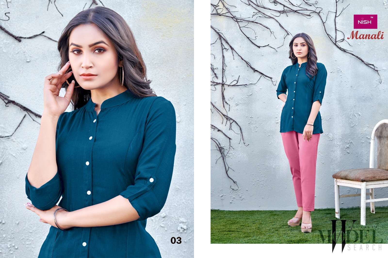 nish manali trendy designer tops catalogue online dealer surat 