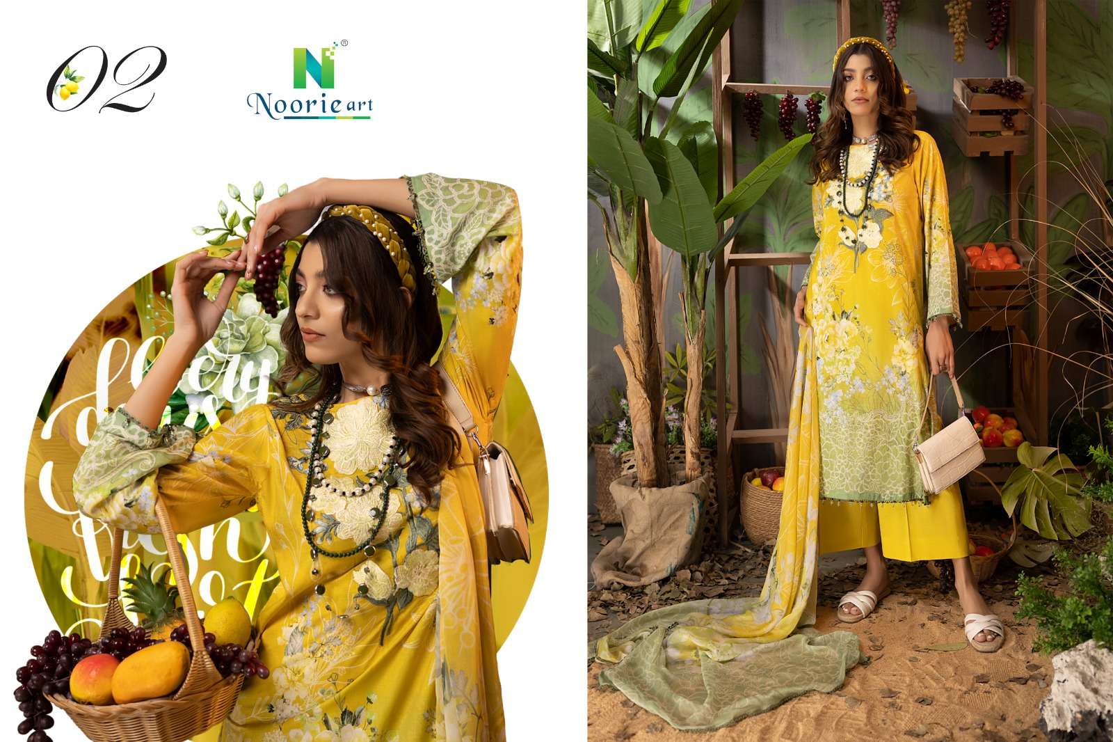 noorie art libaas 01-09 series stylish designer pakistani salwar suits catalogue manufacturer surat 