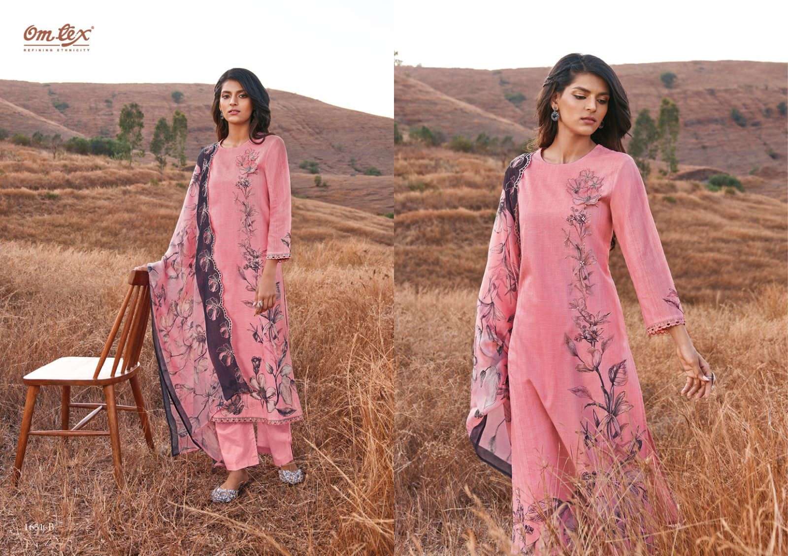 om tex kinsley 1631 series stylish designer salwar kameez catalogue collection 2023