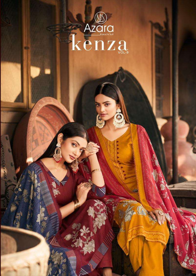 radhika fashion kenza vol-9 52001-52008 series indian designer salwar kameez catalogue design 2023 