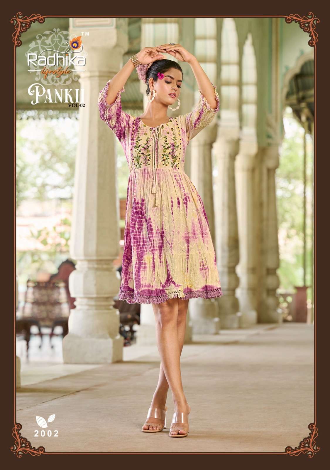 radhika lifestyle pankh vol-2 2001-2004 series stylish designer kurtis catalogue online supplier surat