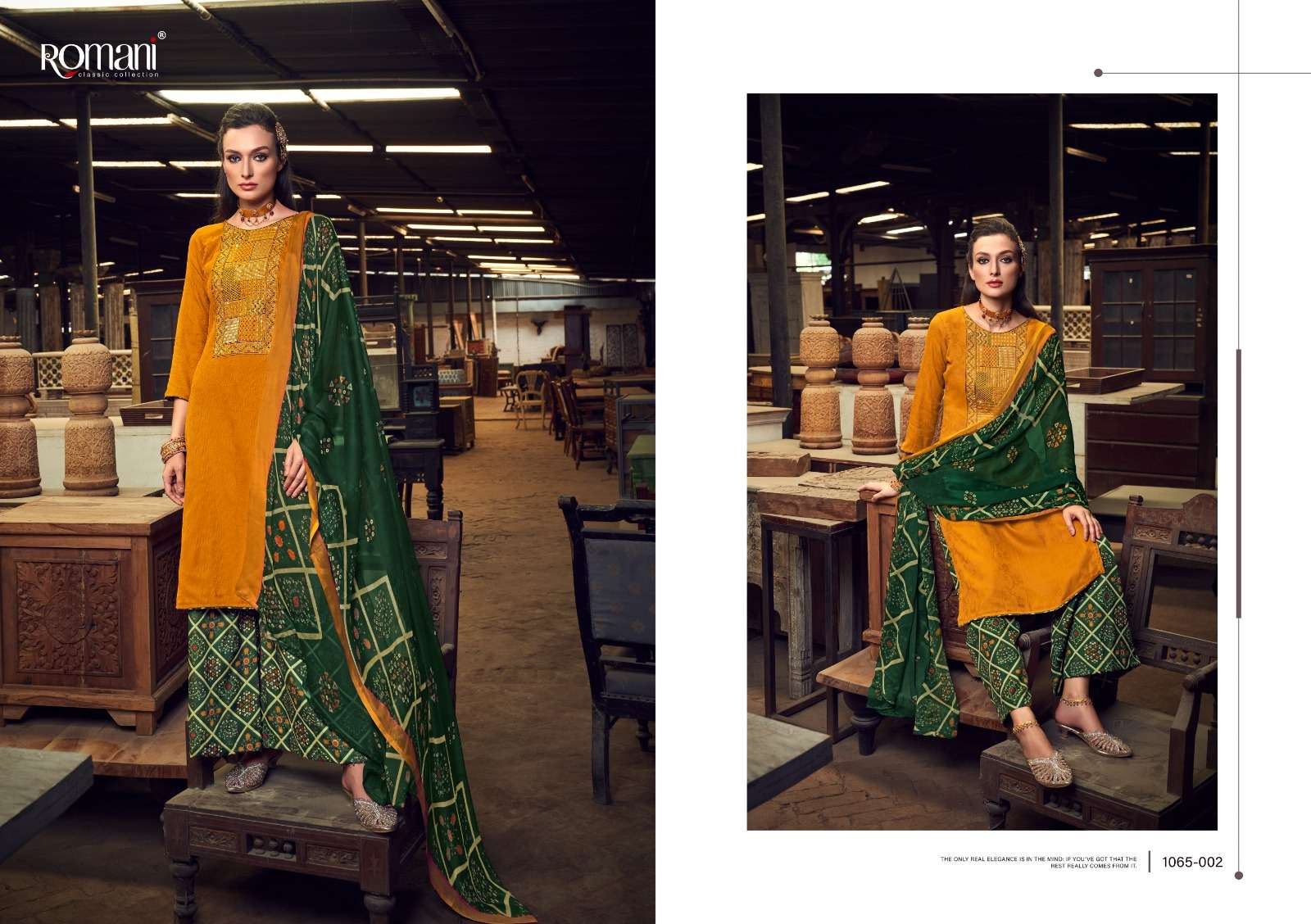 romani manvika stylish look designer salwar kameez catalogue online dealer surat