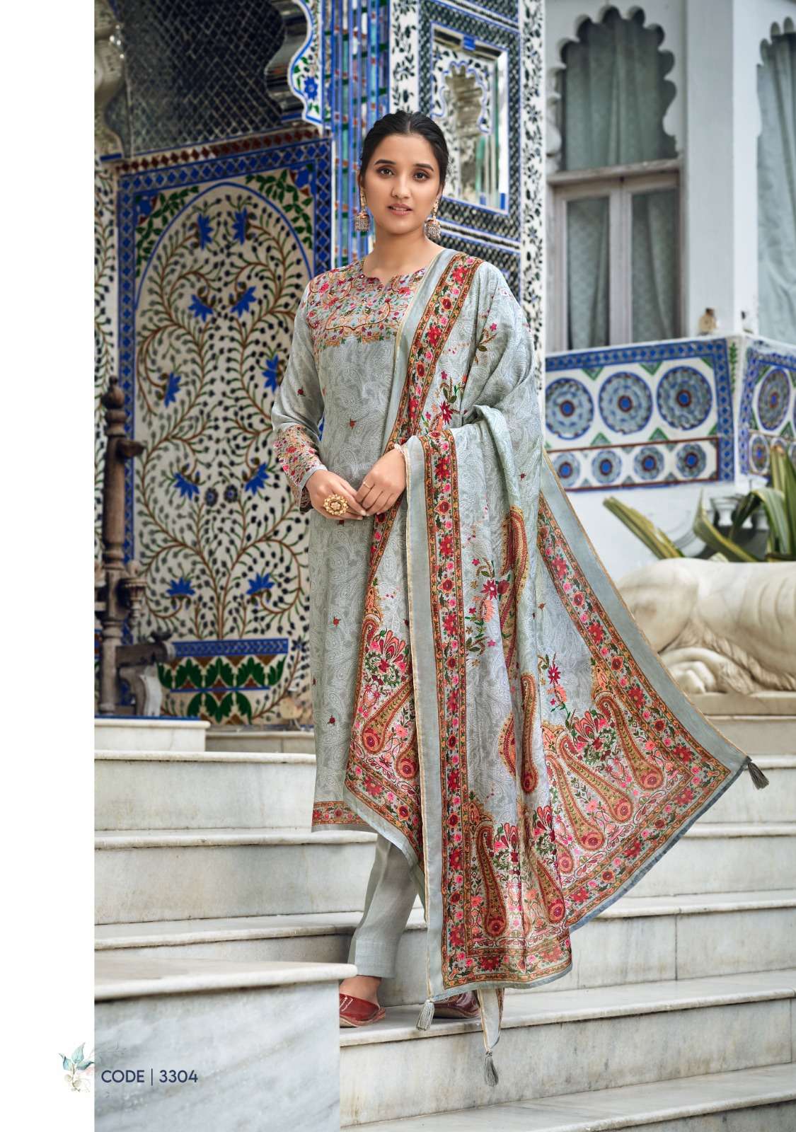 rupali fashion mega 3301-3306 series fancy designer salwar kameez catalogue wholesaler surat 